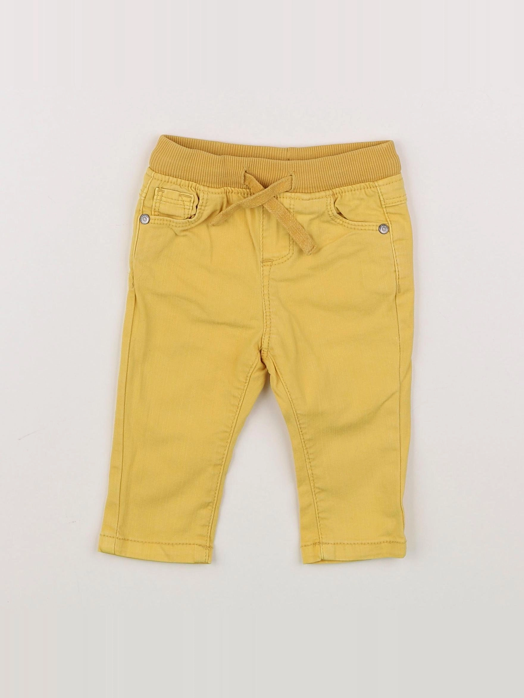 Tape à l'oeil - pantalon jaune - 6 mois