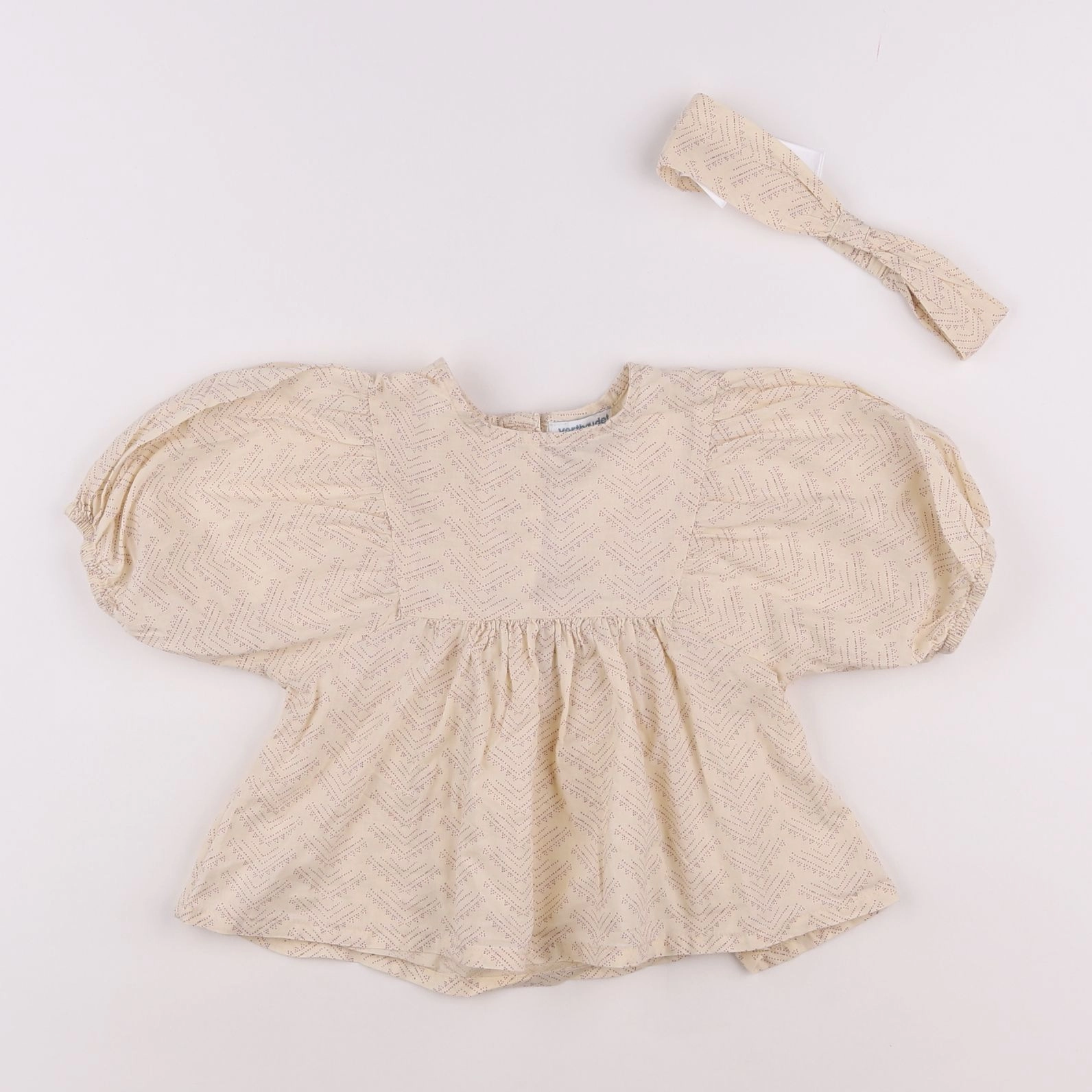 Vertbaudet - blouse beige - 18 mois
