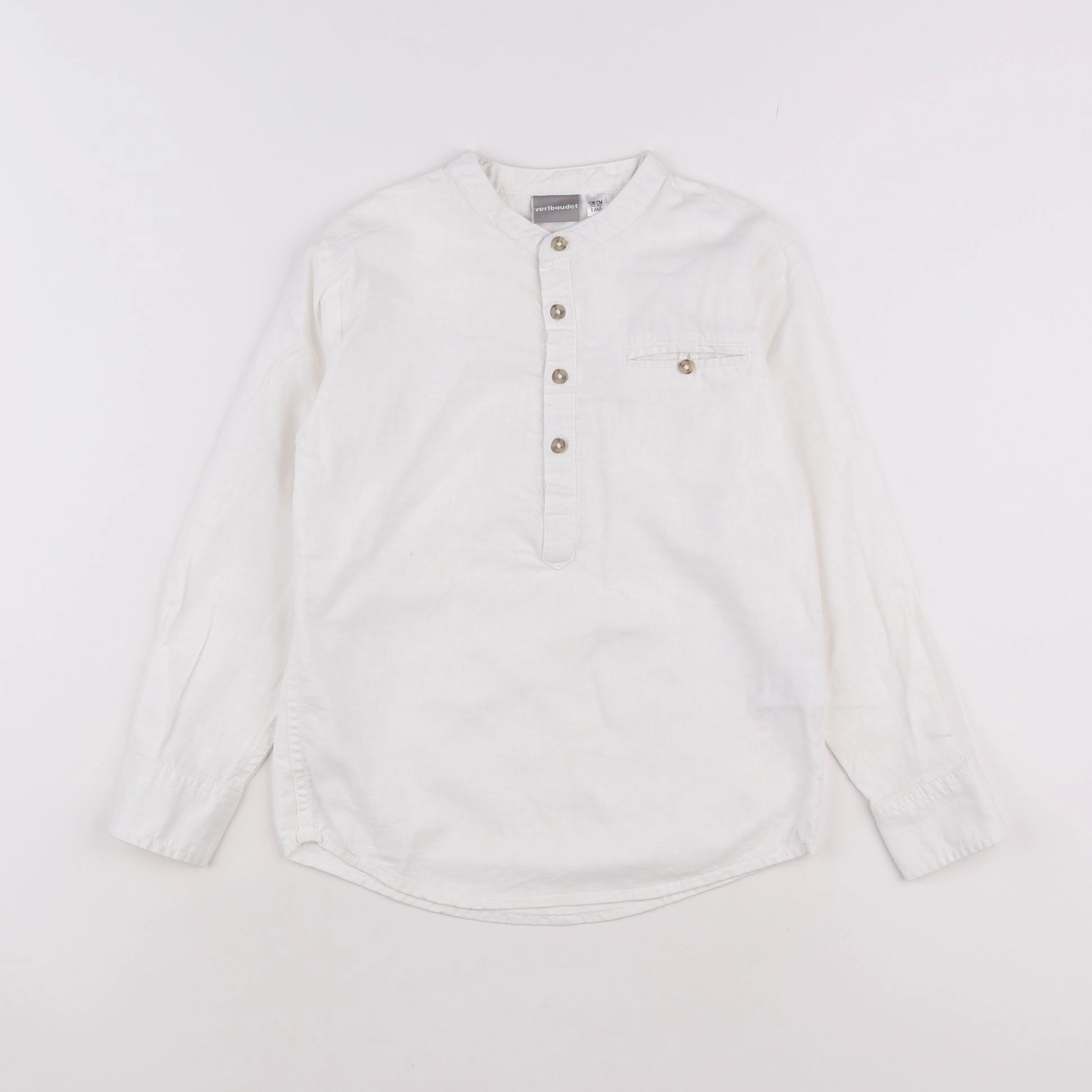 Vertbaudet - chemise blanc - 8 ans