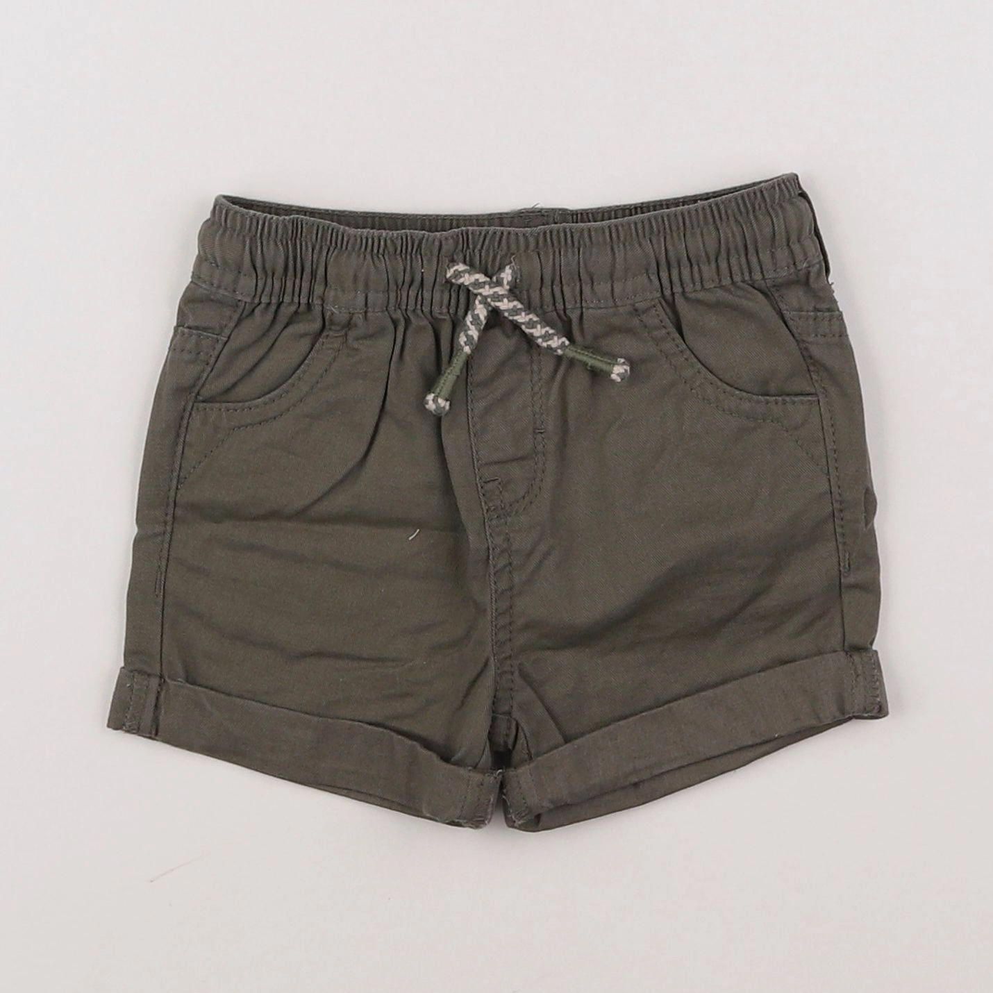 Vertbaudet - short vert - 12 mois