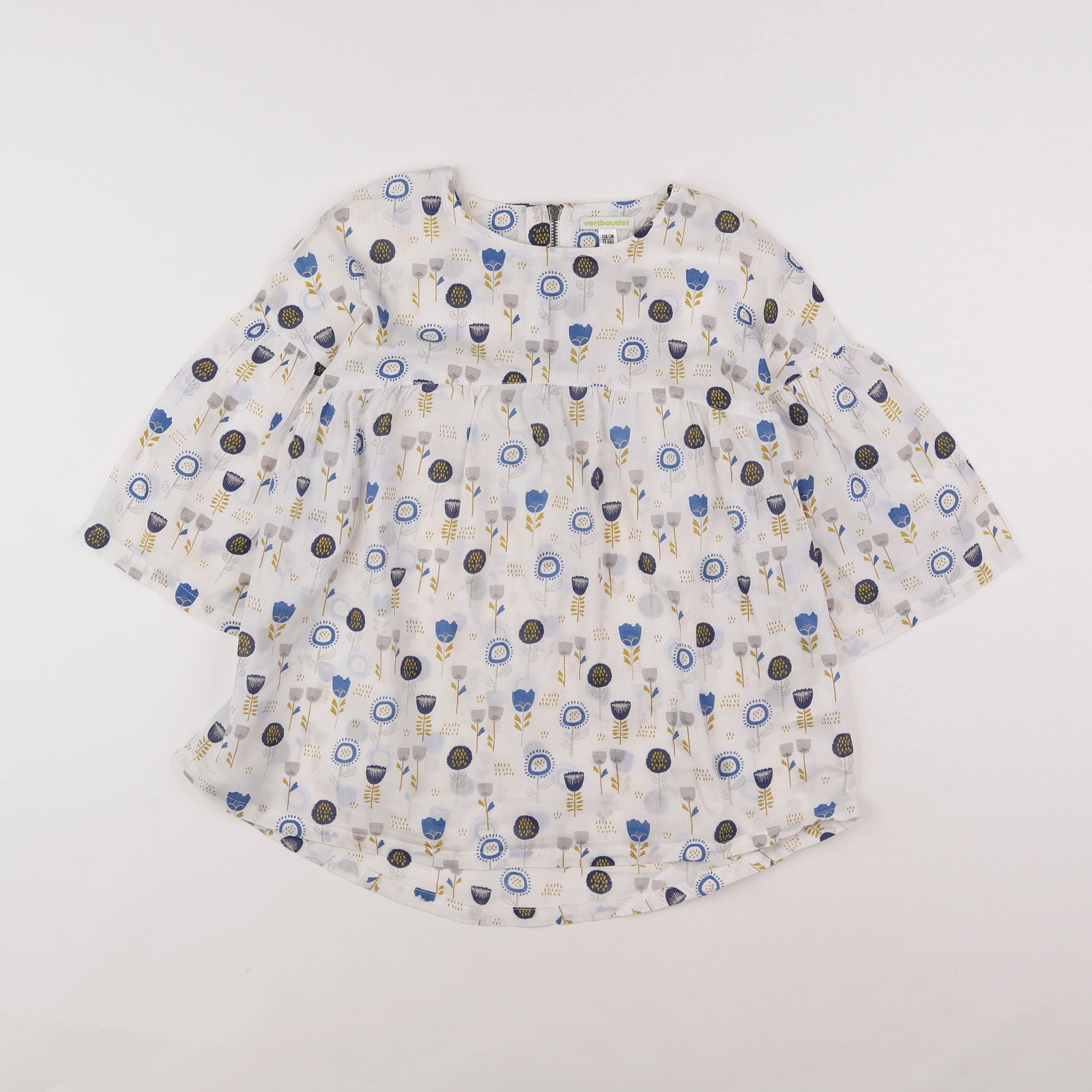 Vertbaudet - blouse blanc - 10 ans
