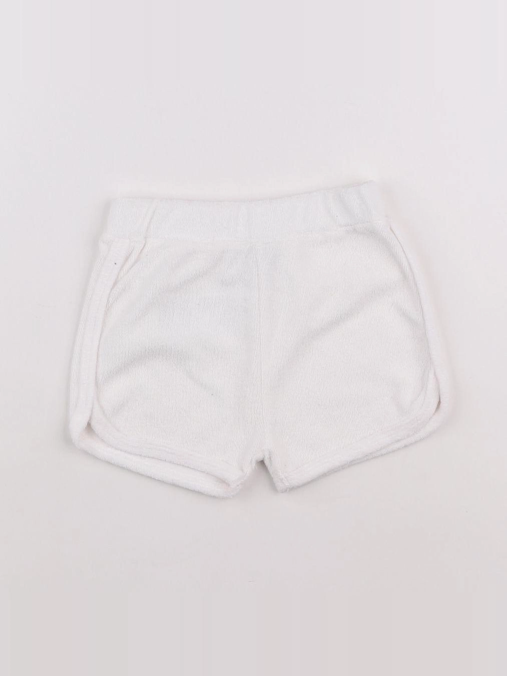Vertbaudet - short blanc - 12 mois