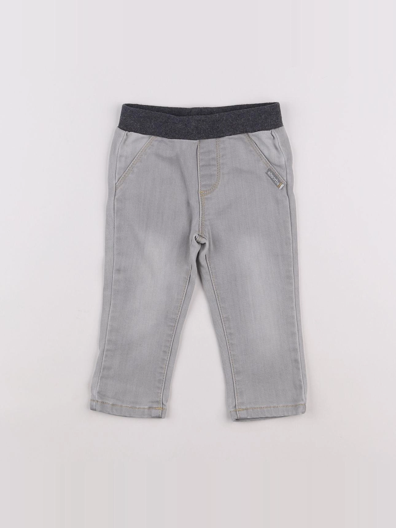 Absorba - jegging gris - 12 mois