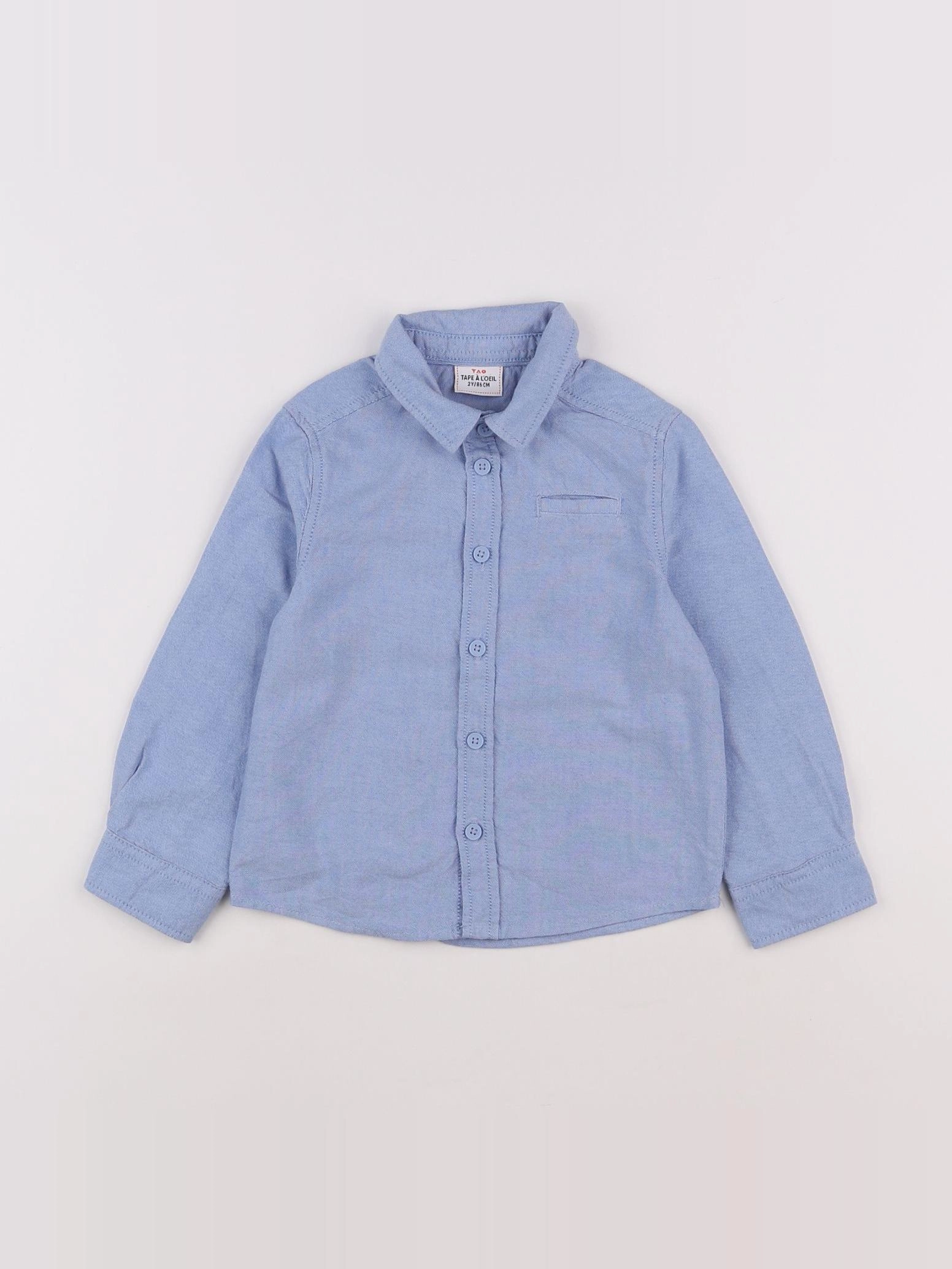 Tape à l'oeil - chemise bleu - 2 ans