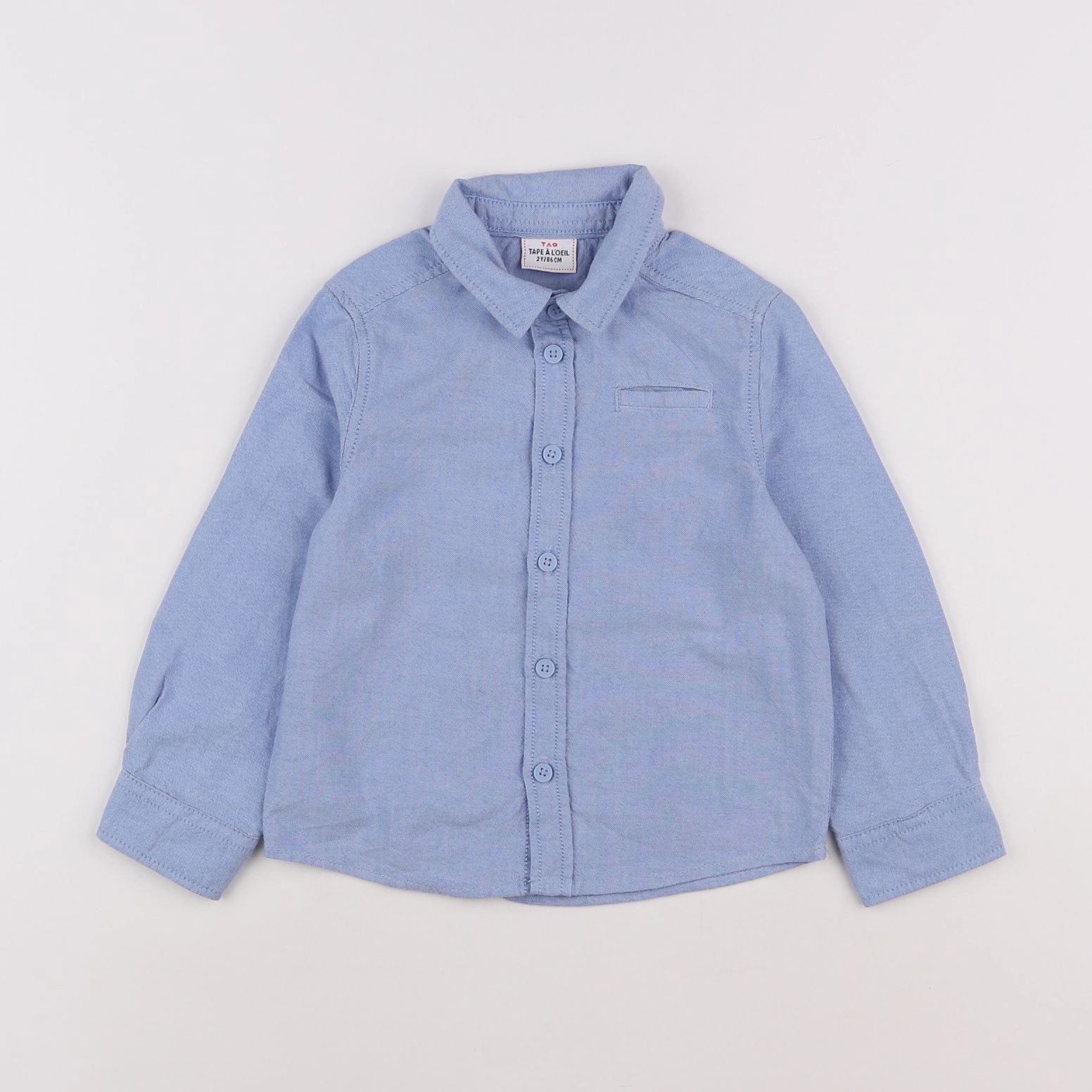 Tape à l'oeil - chemise bleu - 2 ans