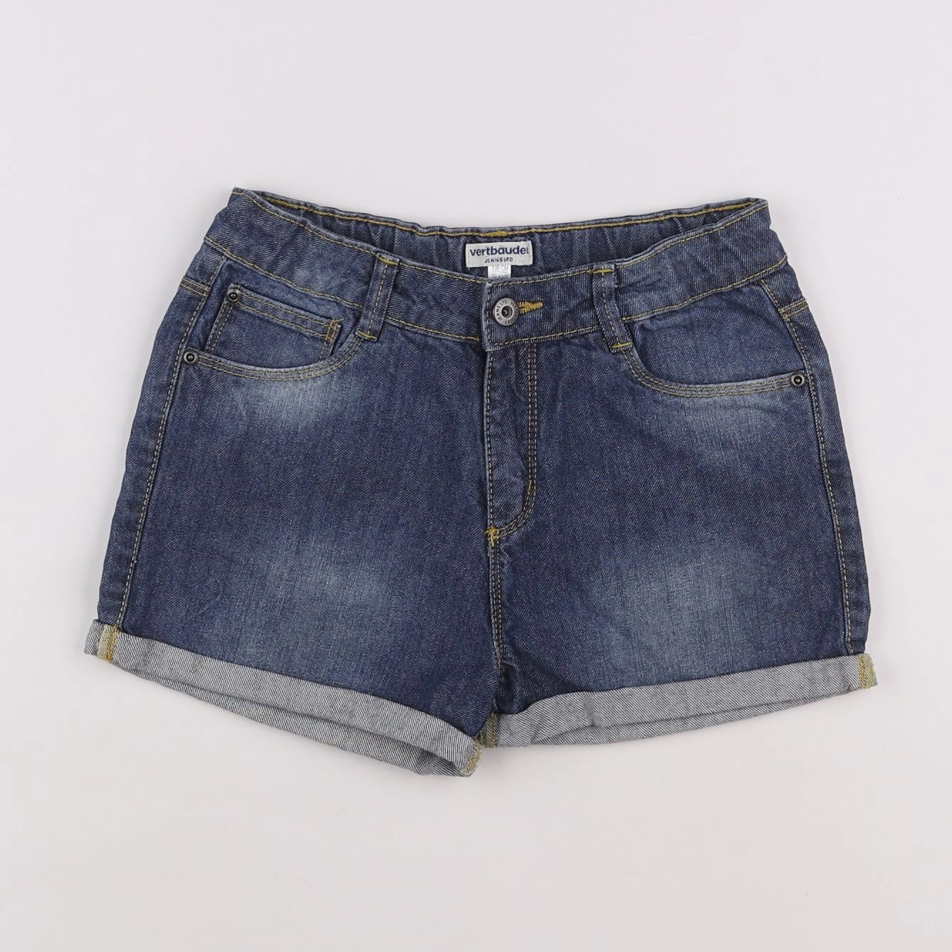 Vertbaudet - short bleu - 10 ans