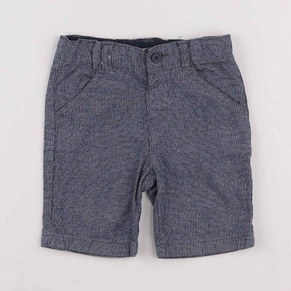 Boutchou - short bleu - 12 mois