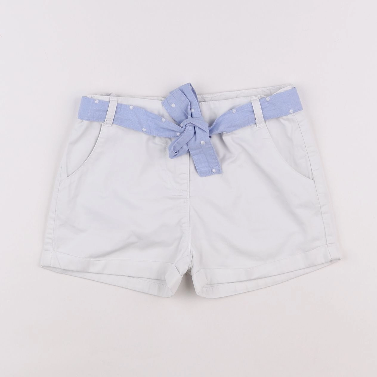Vertbaudet - short blanc - 7 ans