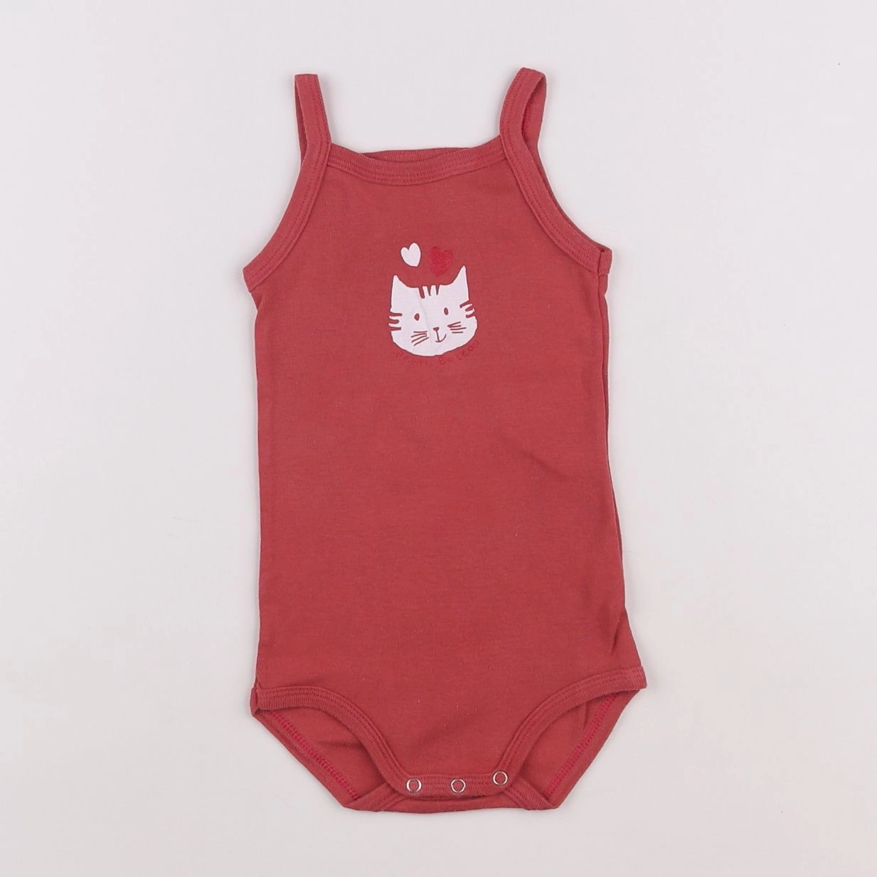 Petit Bateau - body rose - 9 mois