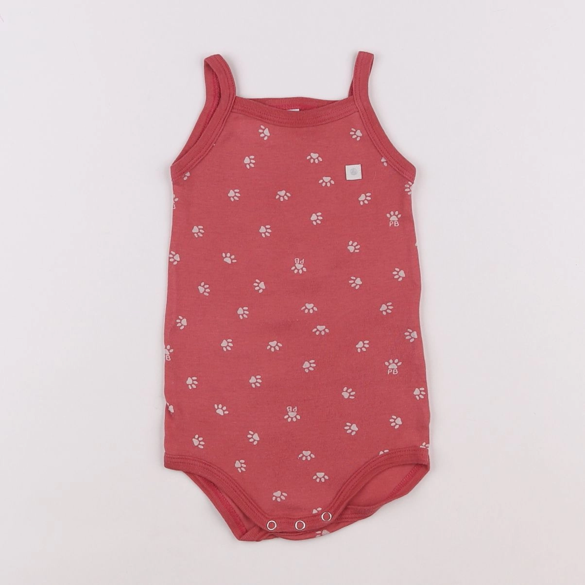 Petit Bateau - body rose - 9 mois