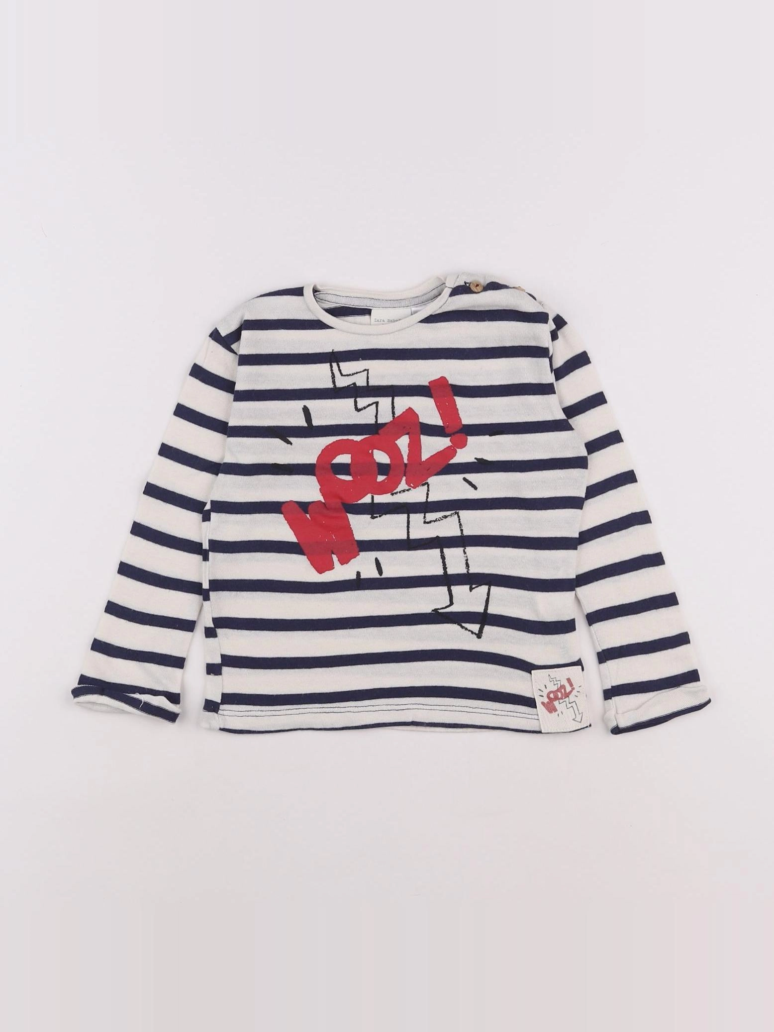 Zara - tee-shirt beige - 9/12 mois