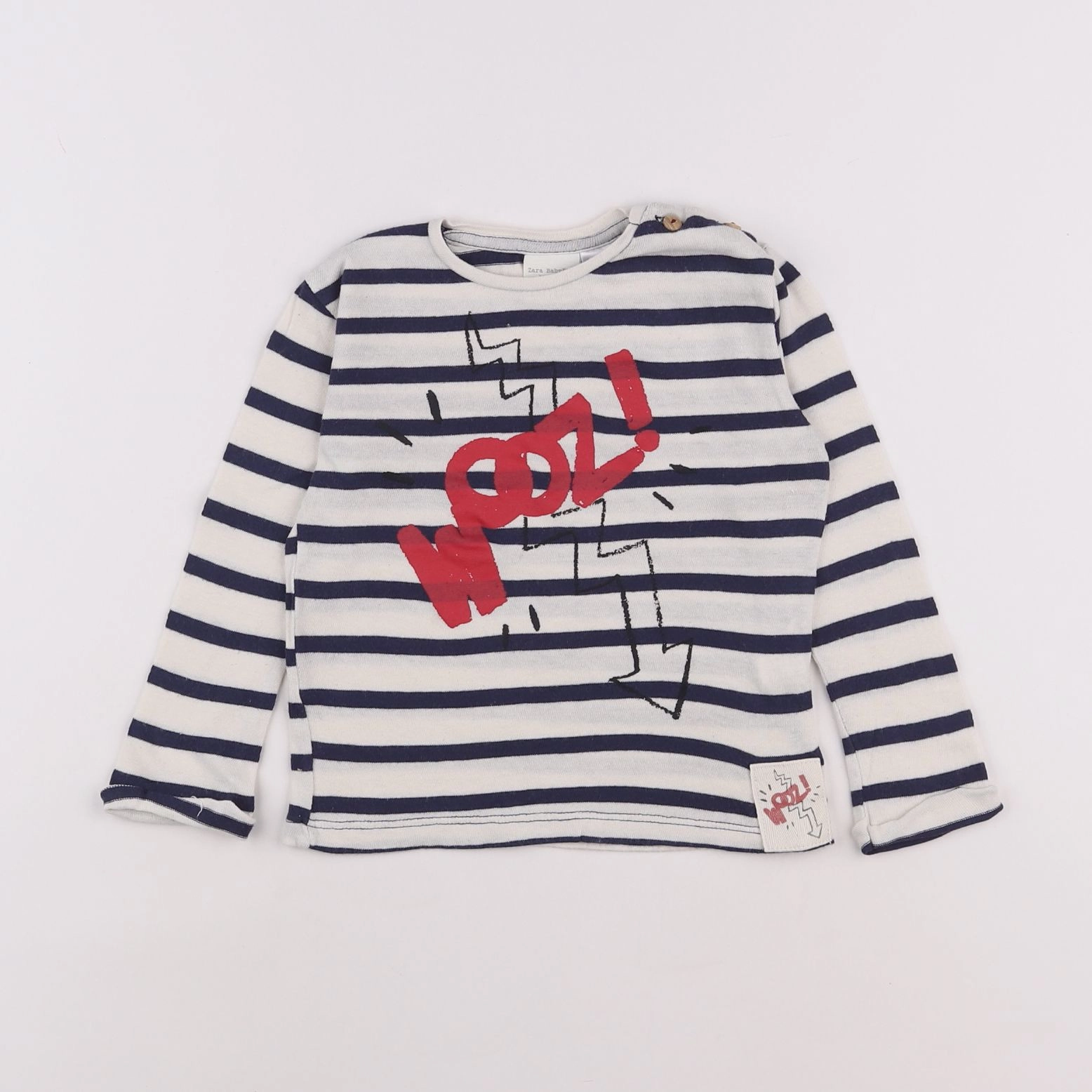 Zara - tee-shirt beige - 9/12 mois