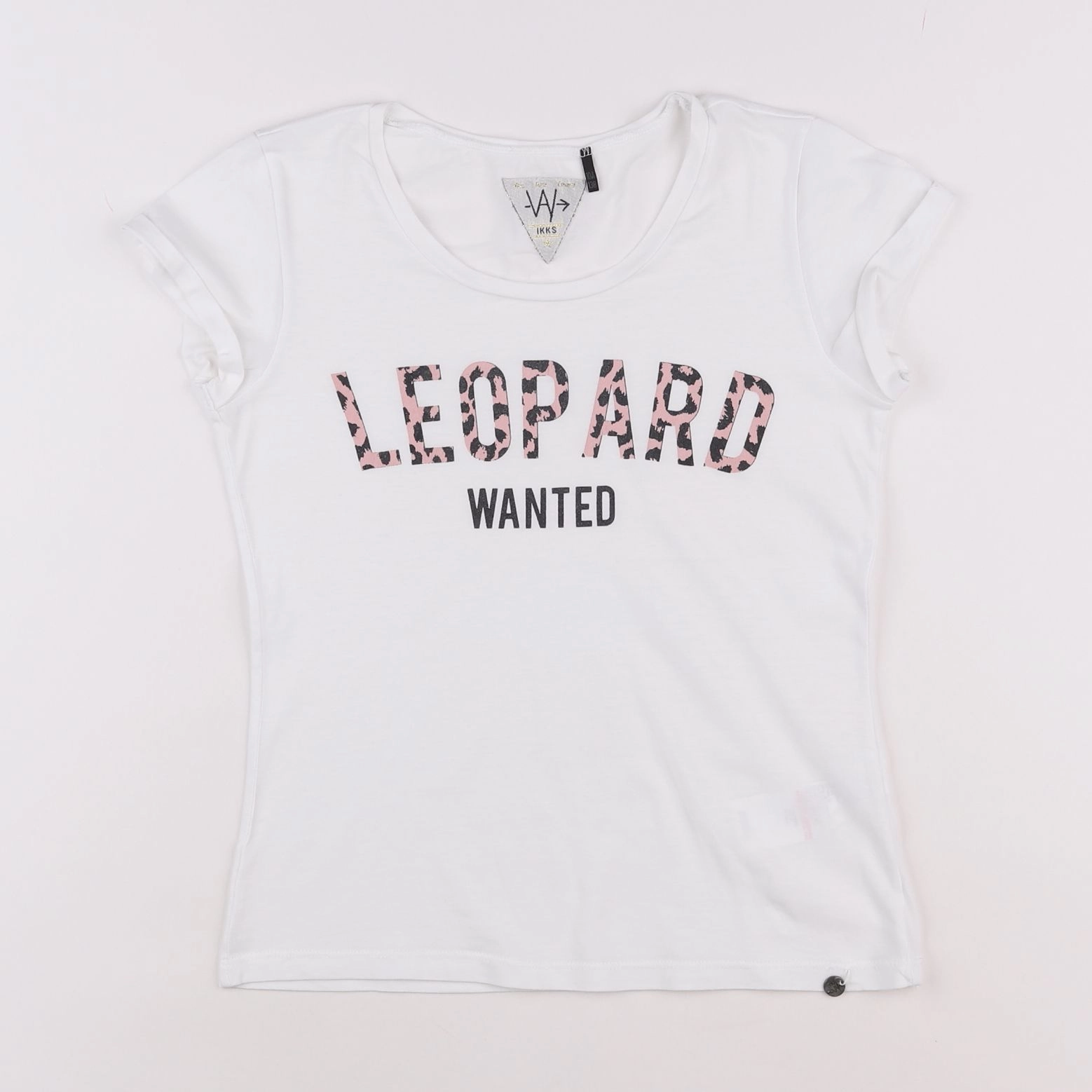 IKKS - tee-shirt blanc - 10 ans