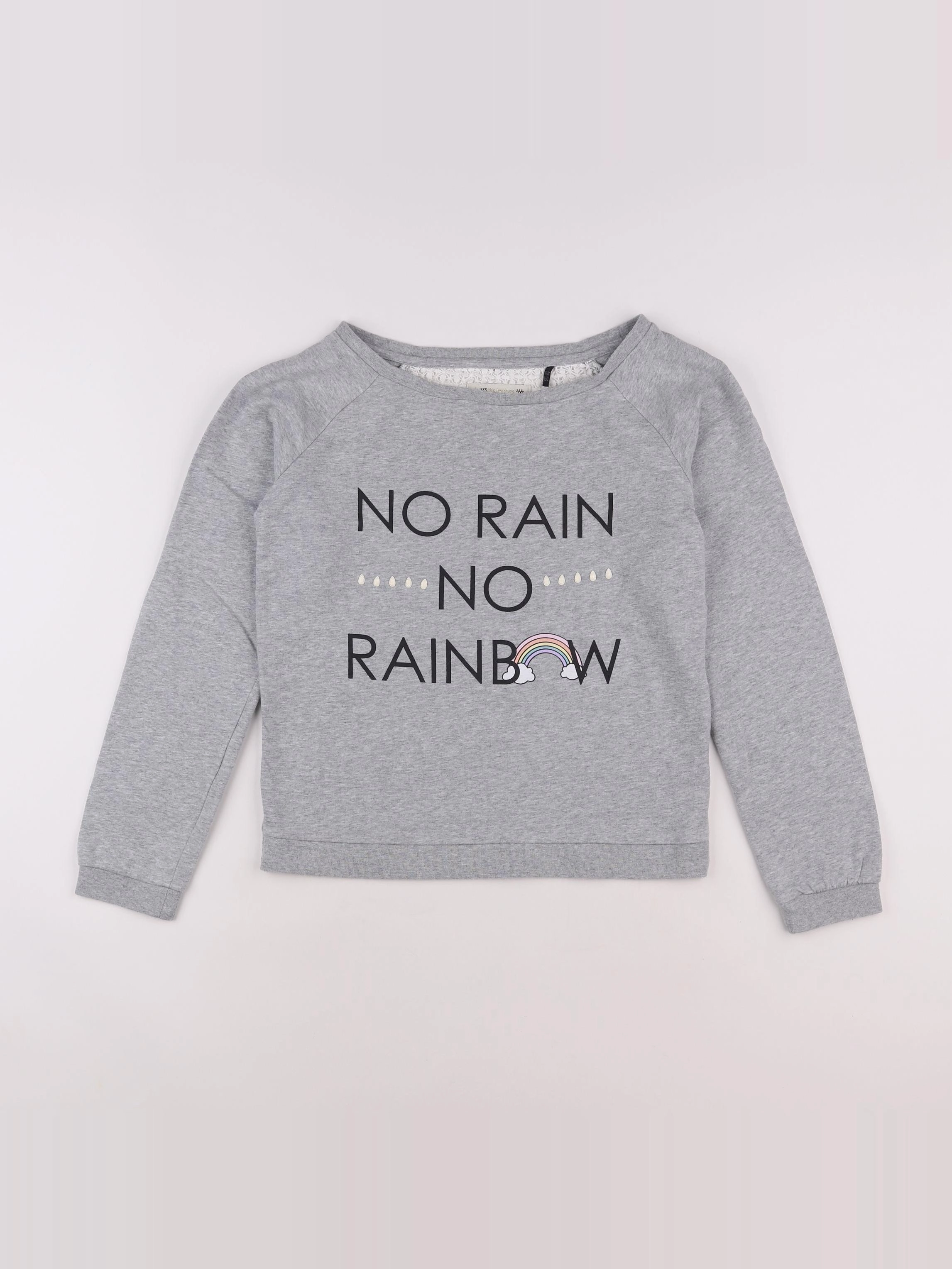 IKKS - sweat gris - 12 ans