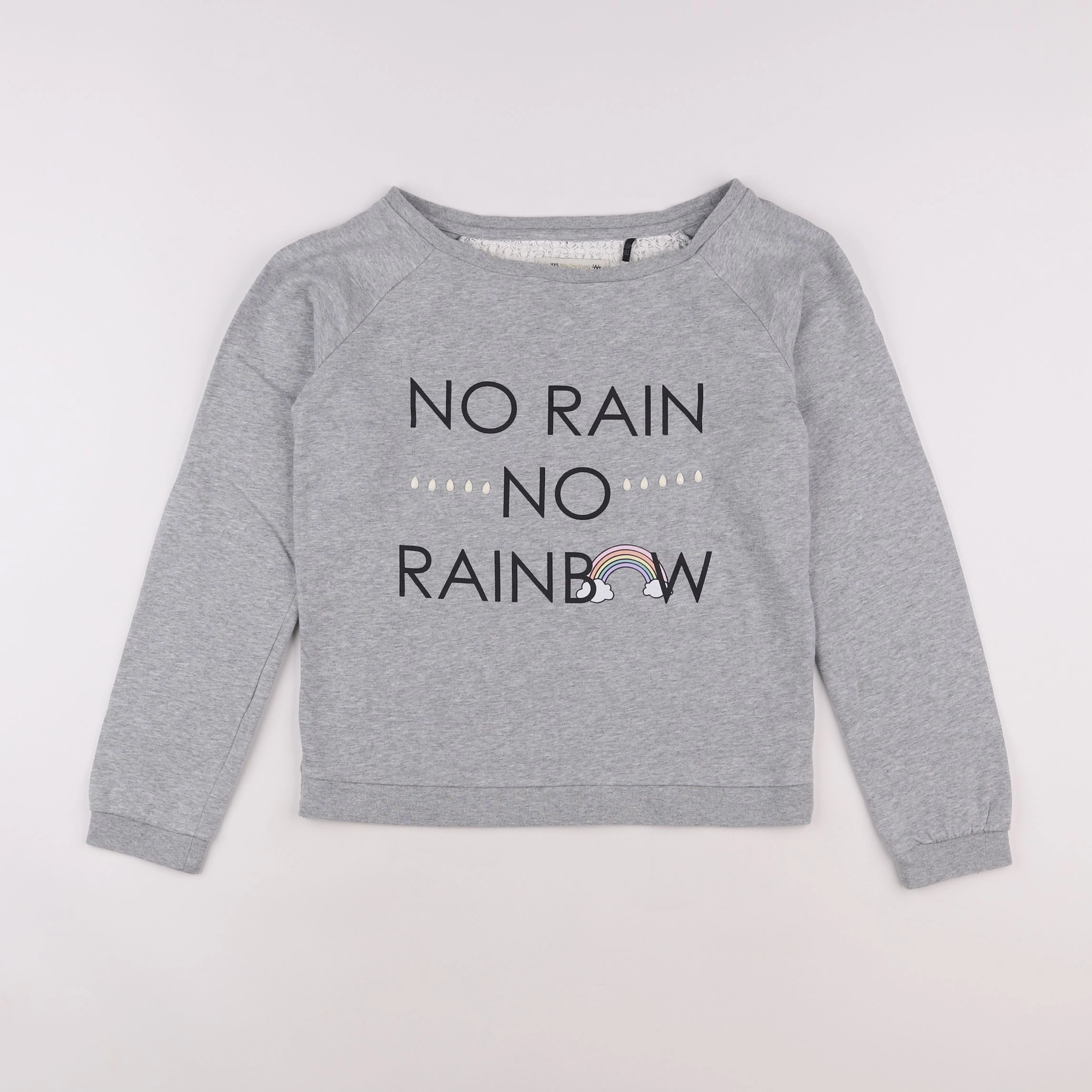 IKKS - sweat gris - 12 ans