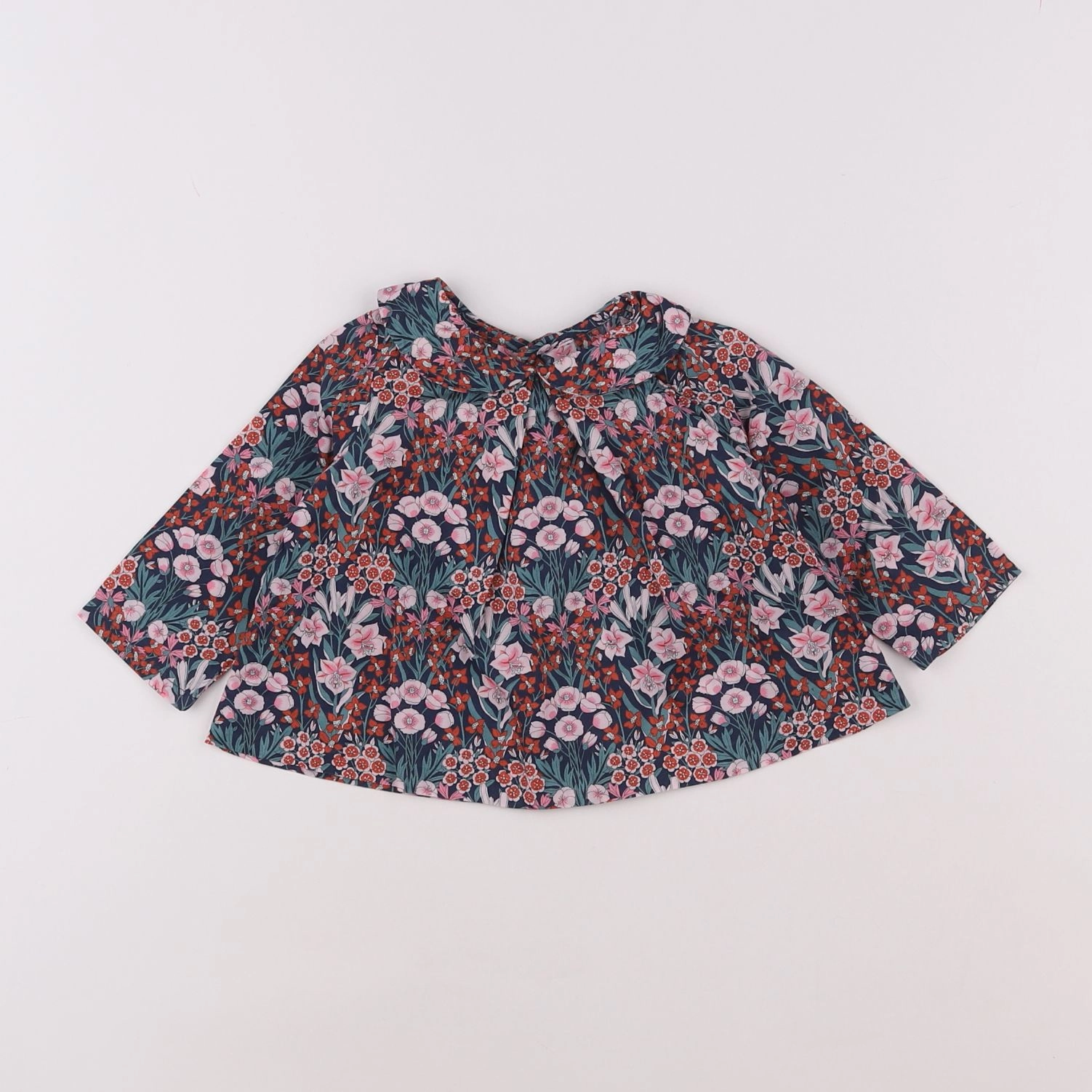 Jacadi - blouse liberty multicolore - 6 mois