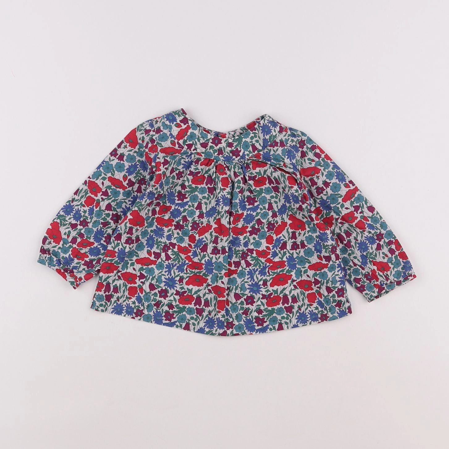 Jacadi - blouse liberty multicolore - 6 mois