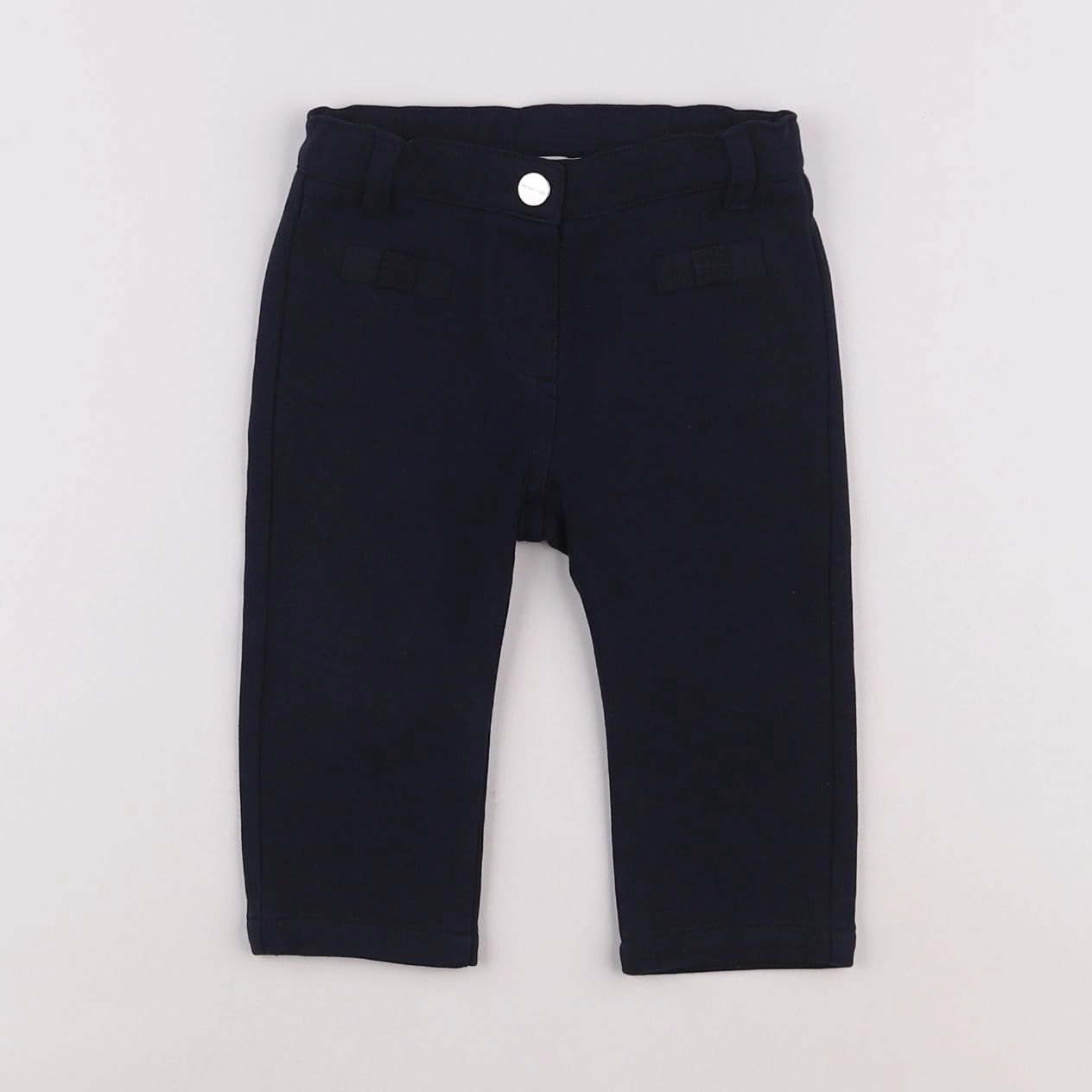 Jacadi - pantalon bleu - 12 mois