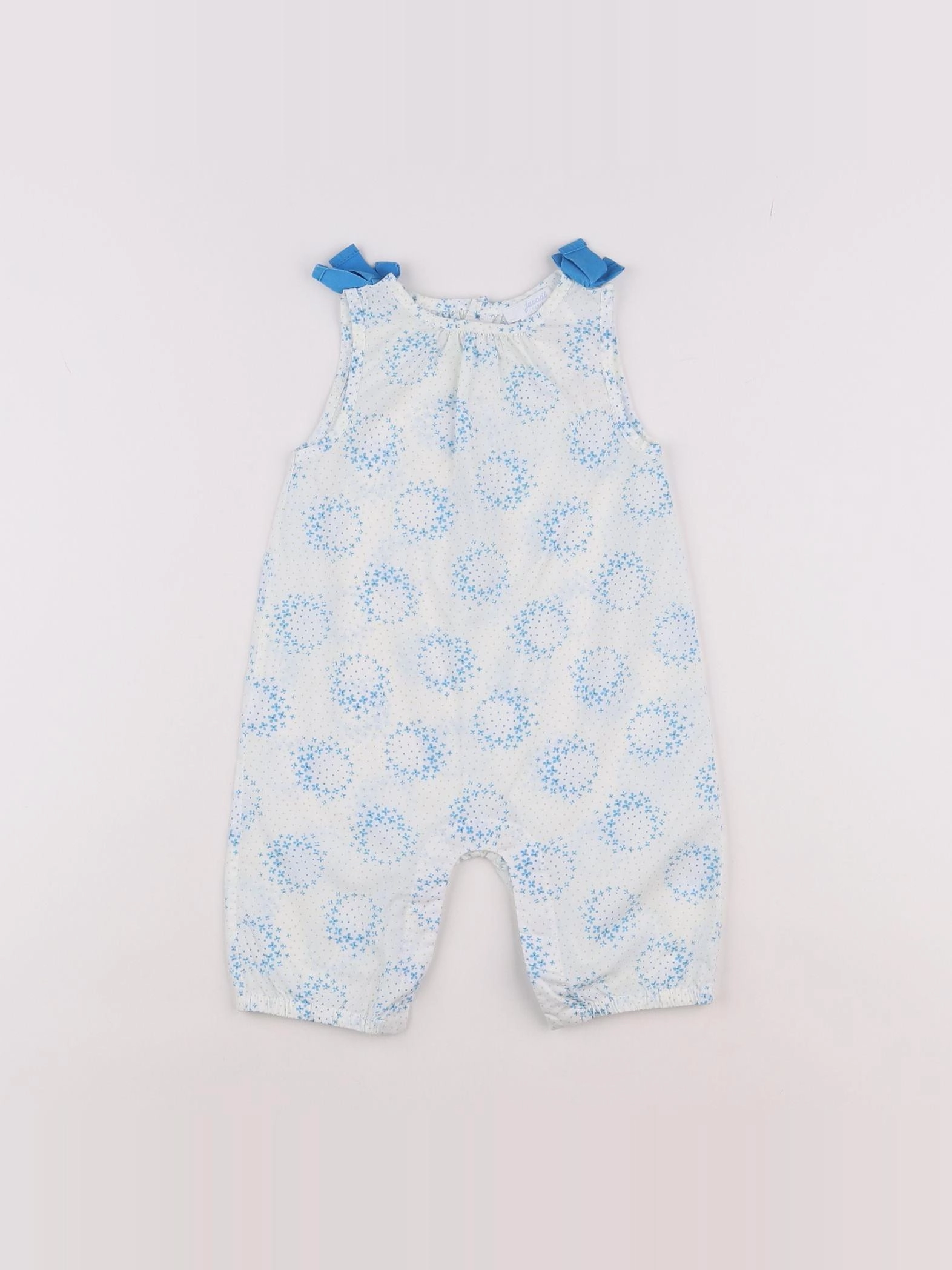 Jacadi - combinaison blanc, bleu - 3 mois