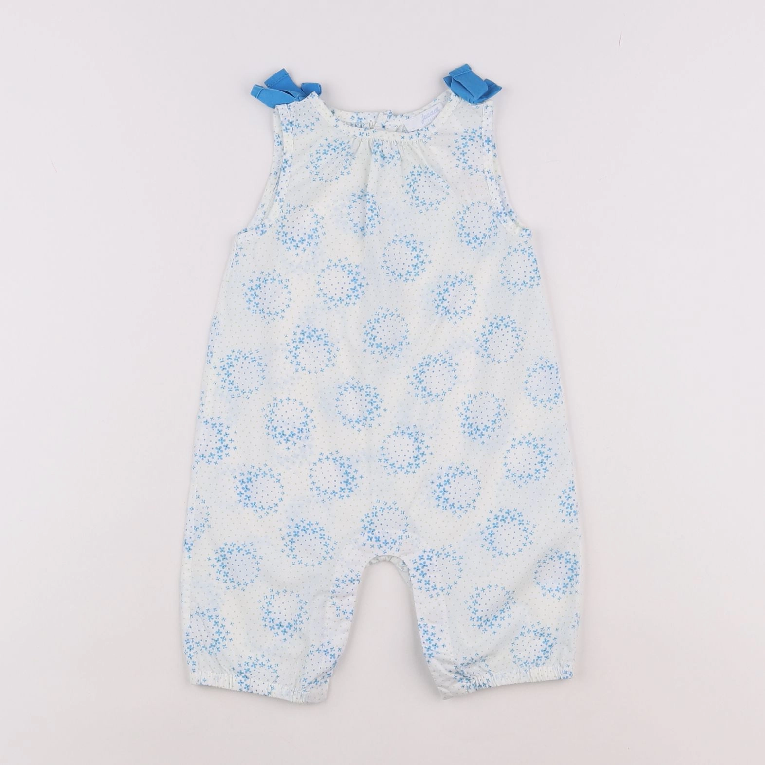 Jacadi - combinaison blanc, bleu - 3 mois