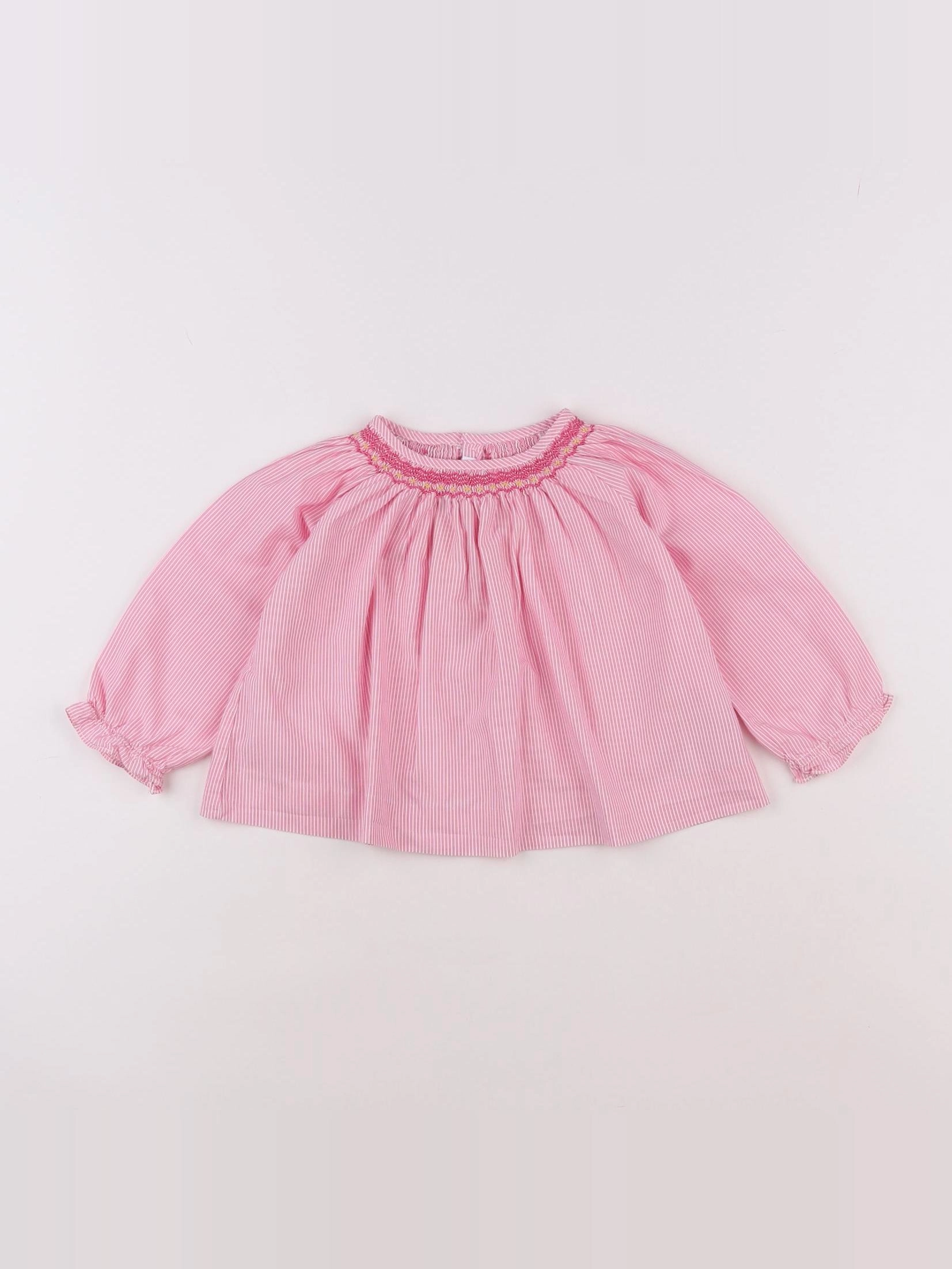 Jacadi - blouse rose - 12 mois