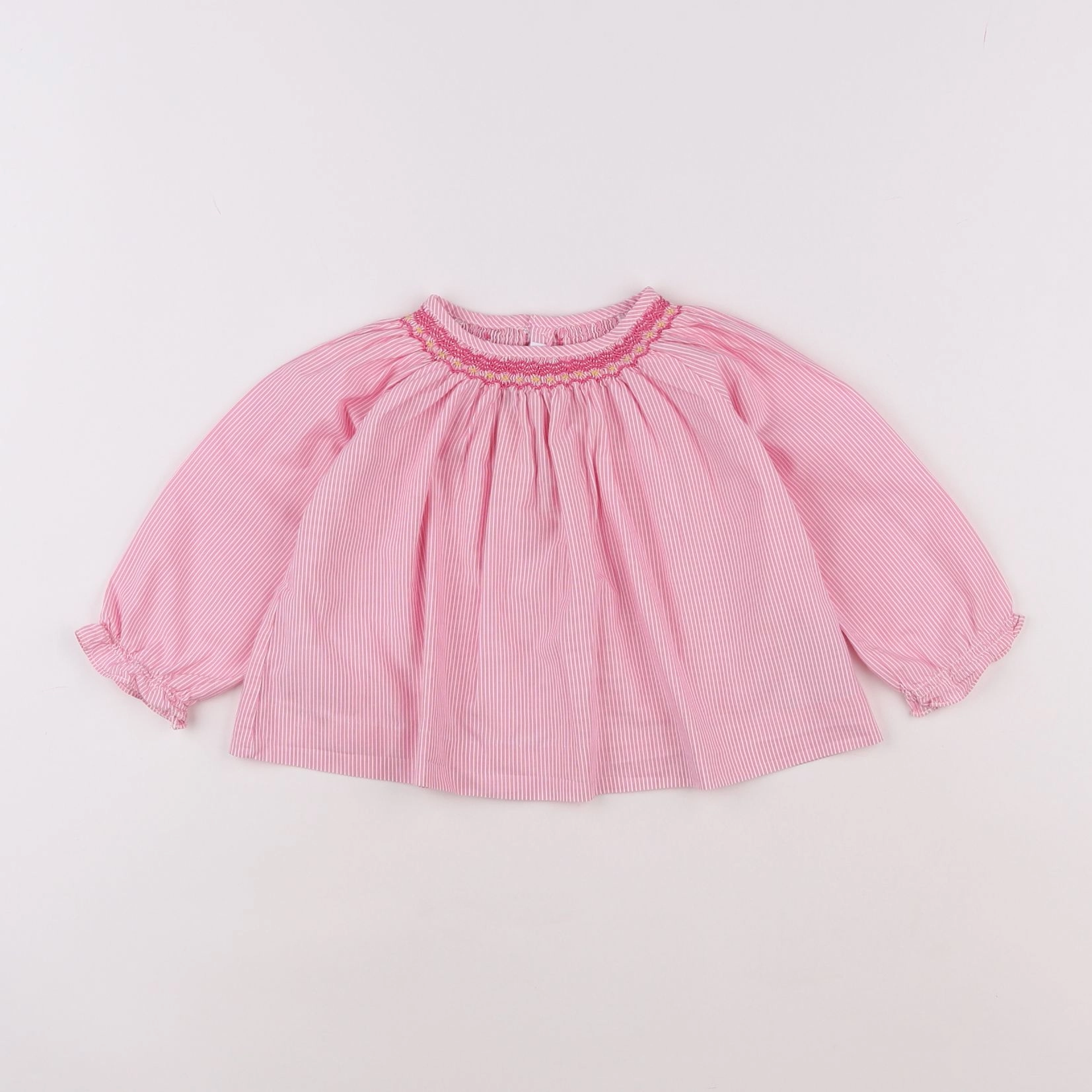 Jacadi - blouse rose - 12 mois