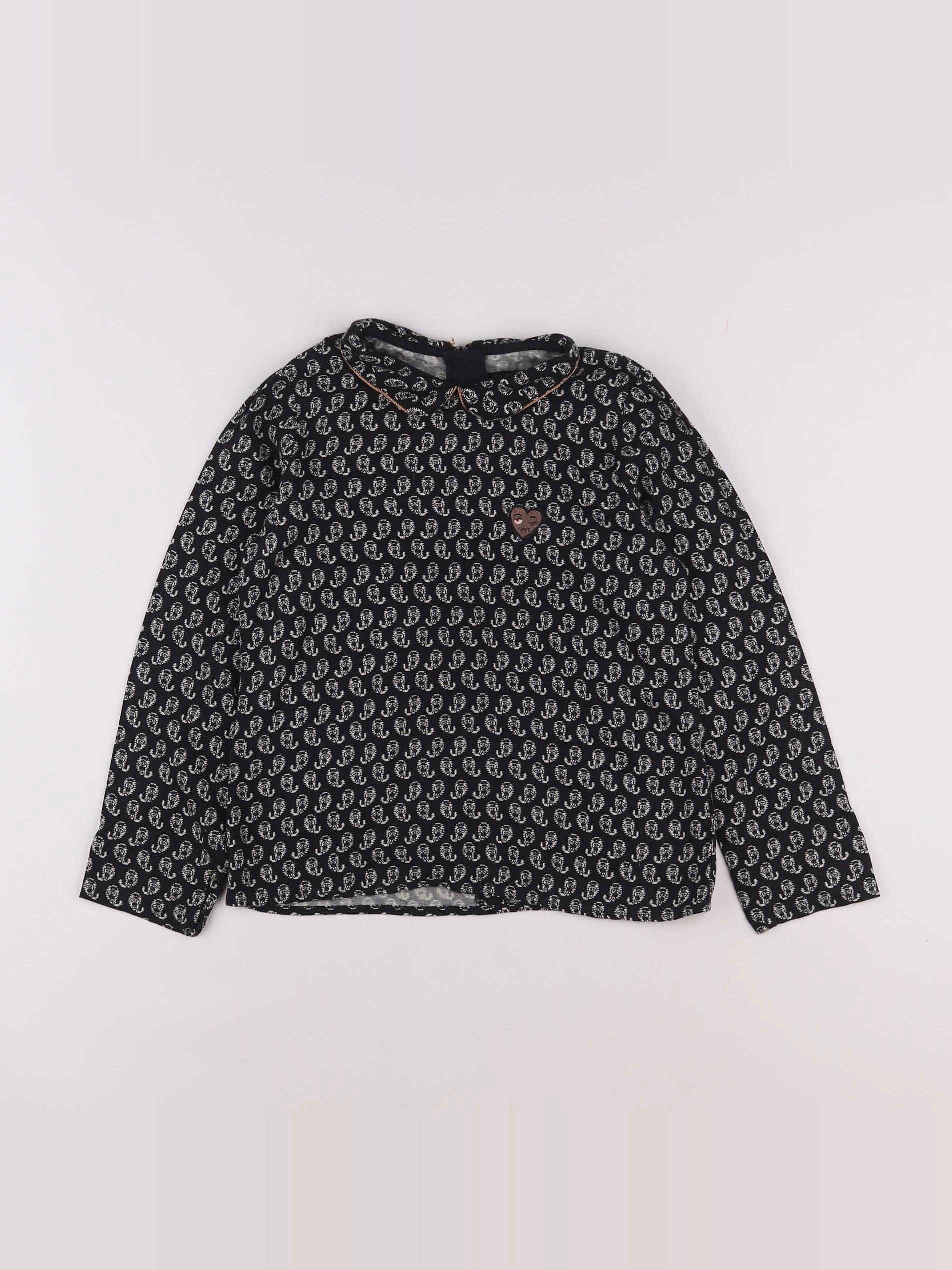 IKKS - blouse noir - 8 ans