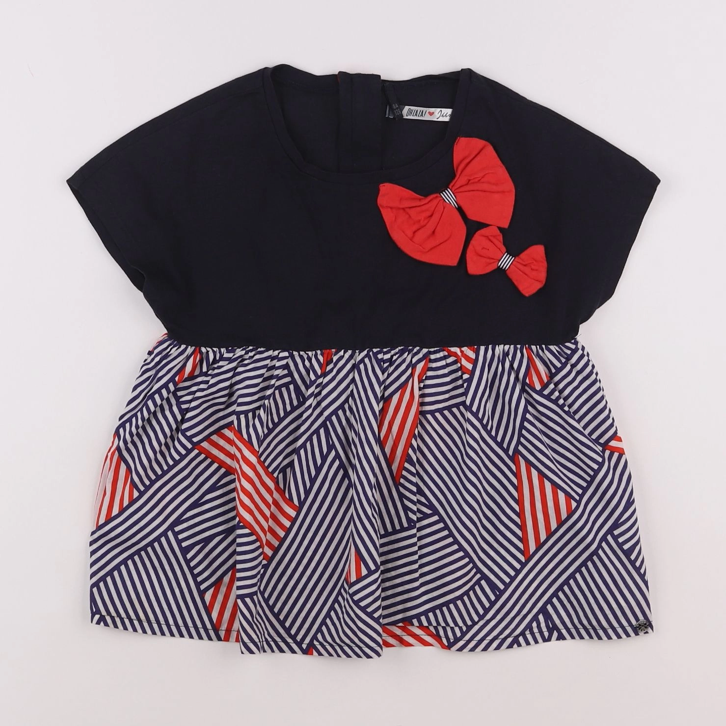 IKKS - tee-shirt bleu - 8 ans