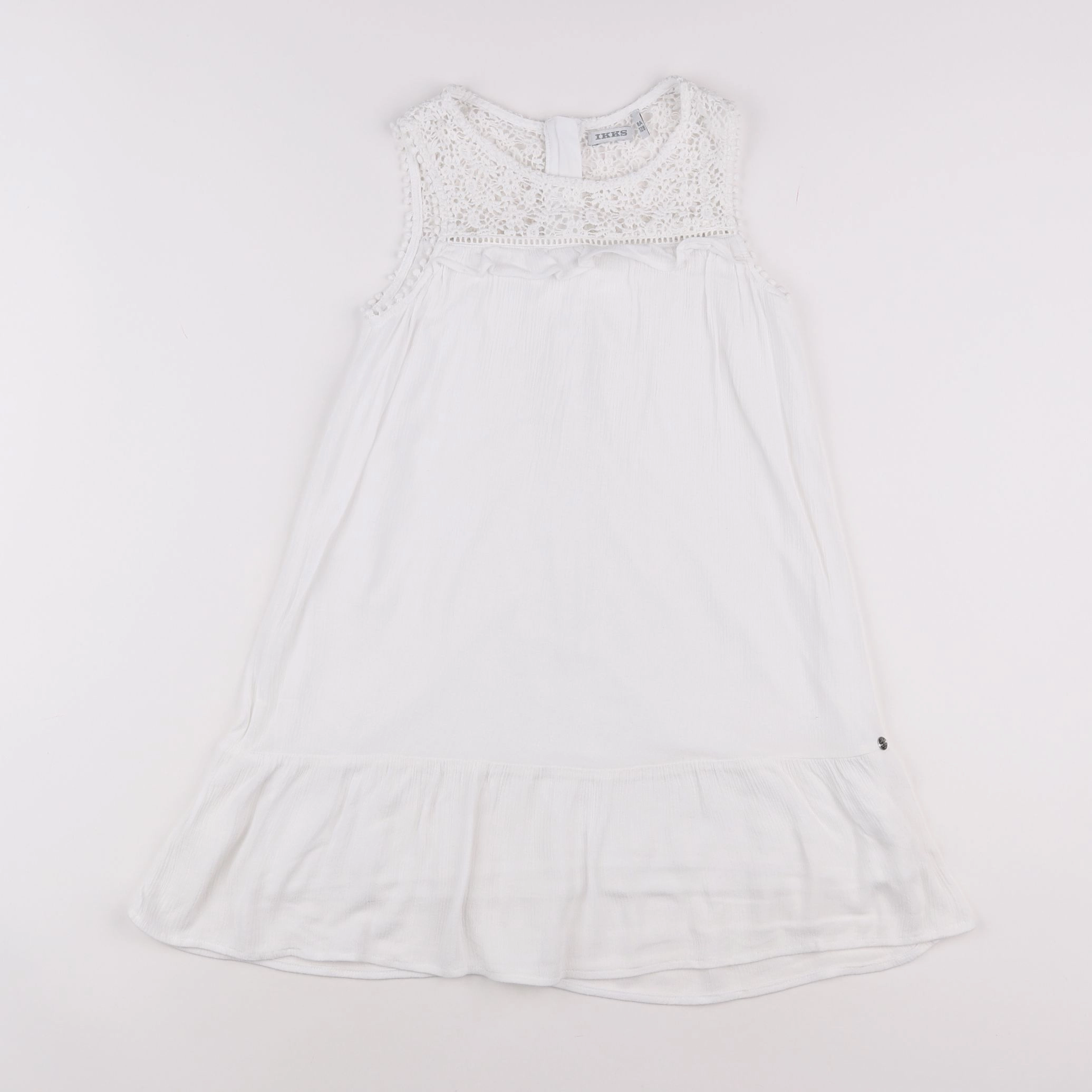 IKKS - robe blanc - 8 ans