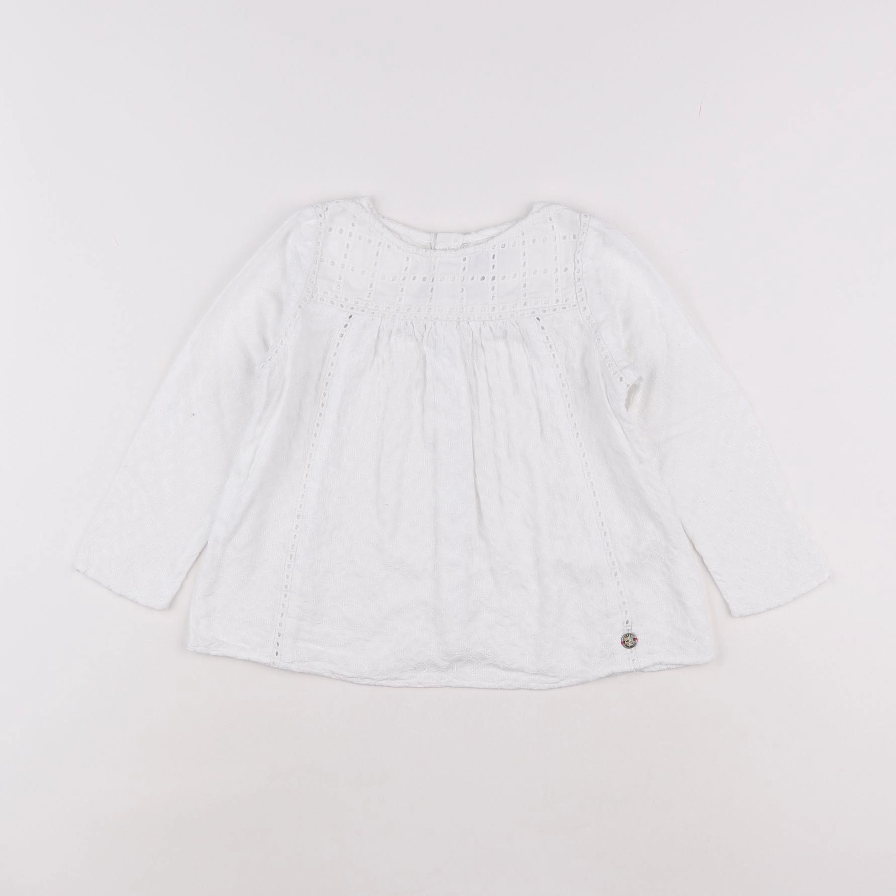 IKKS - blouse blanc - 4 ans