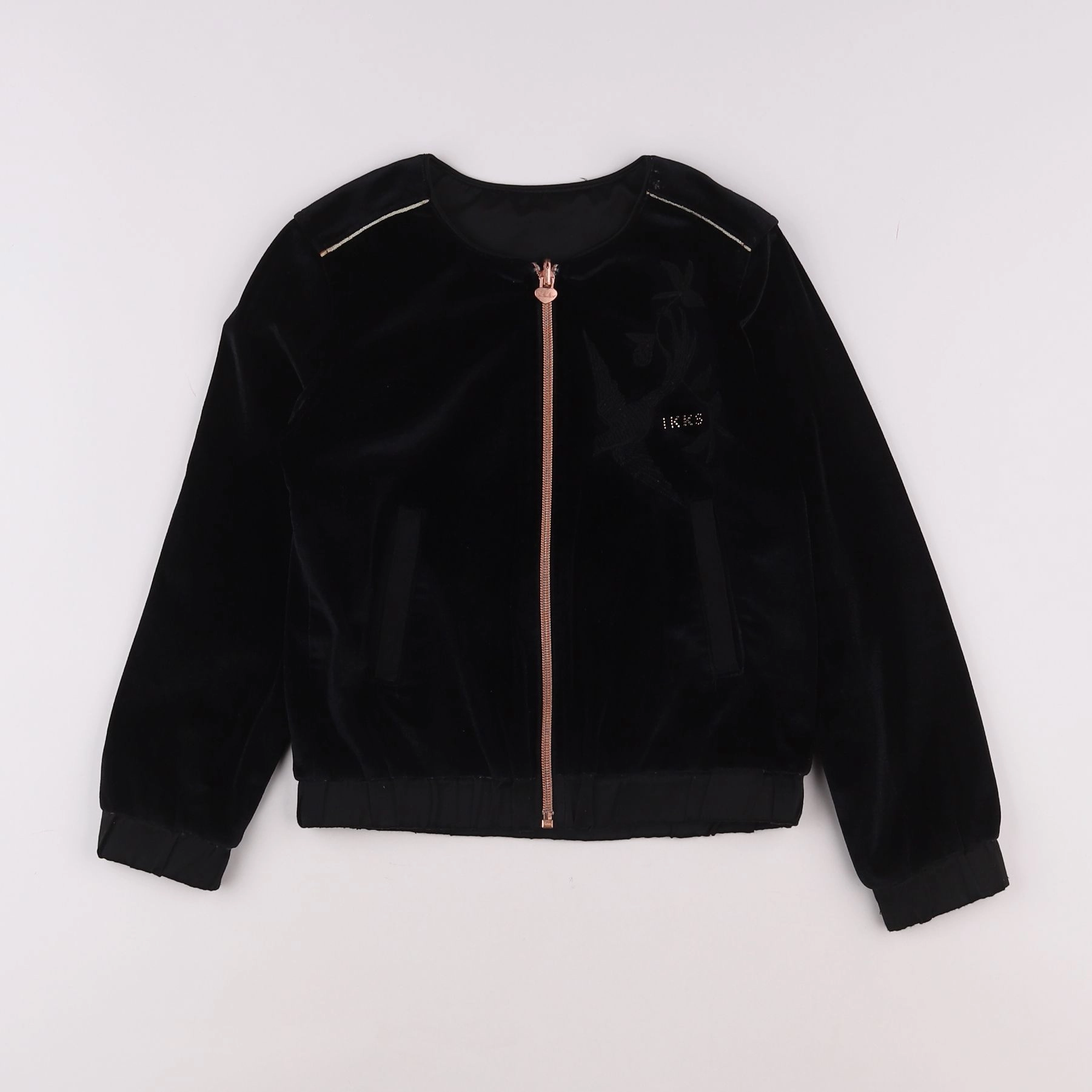IKKS - veste imprimé au dos noir - 8 ans