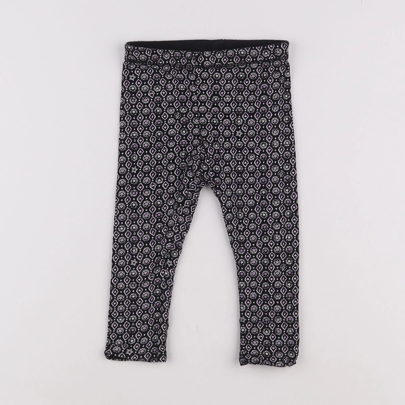 IKKS - legging réversible gris - 12 mois