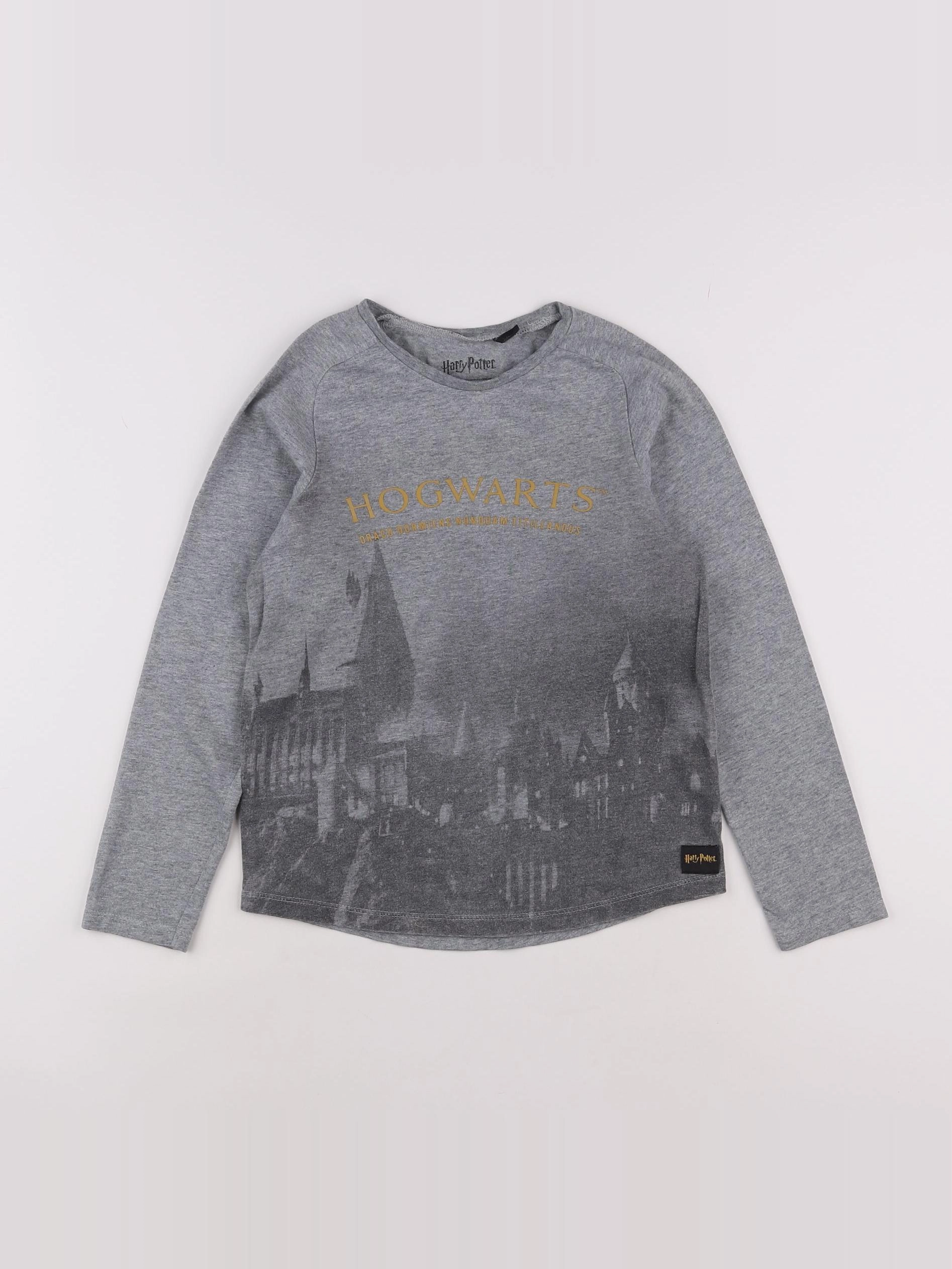 IKKS - tee-shirt gris - 8 ans