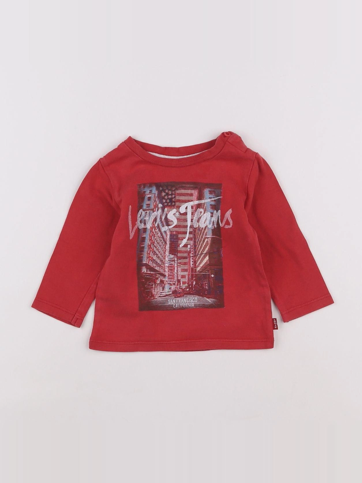 Levi's - tee-shirt rouge - 12 mois