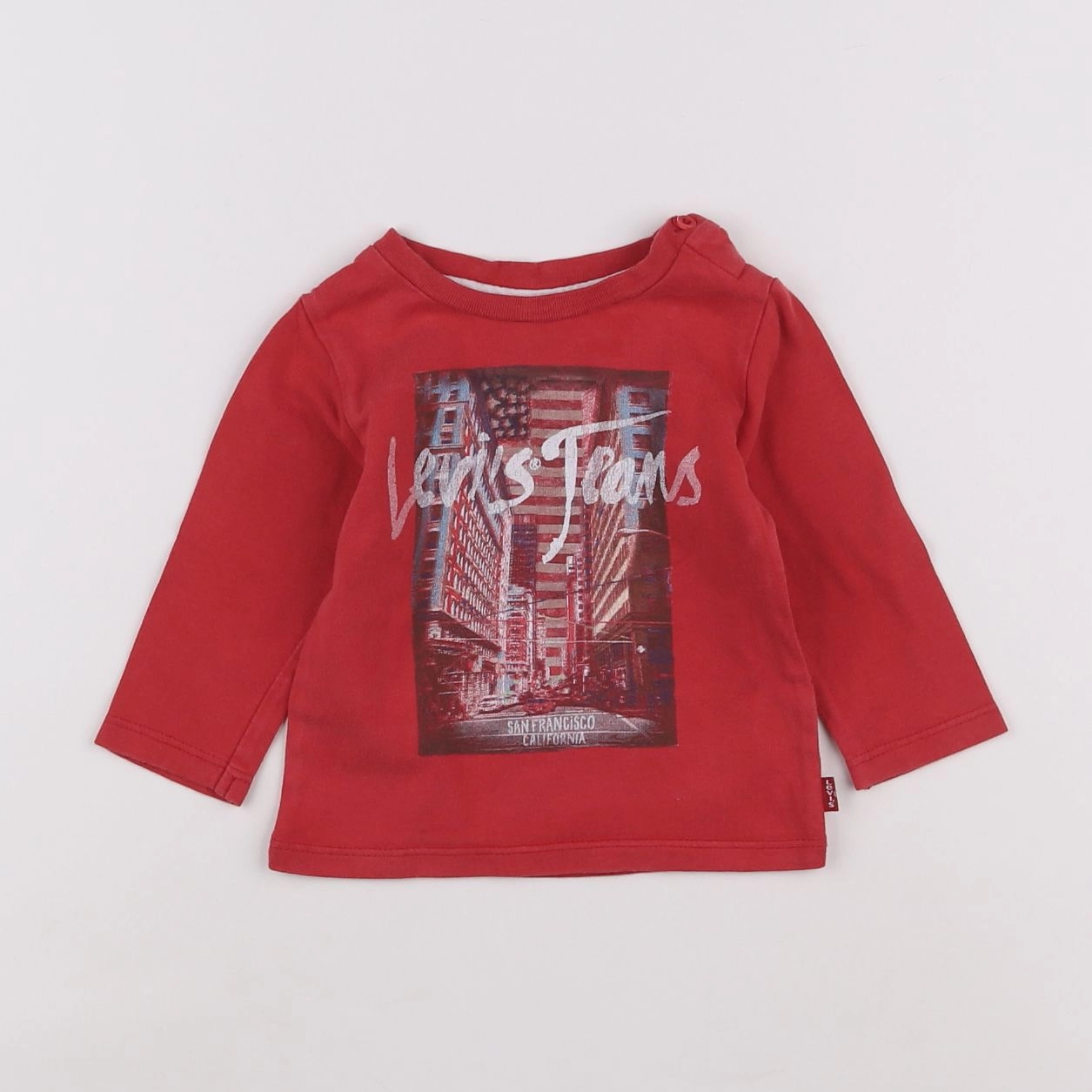 Levi's - tee-shirt rouge - 12 mois