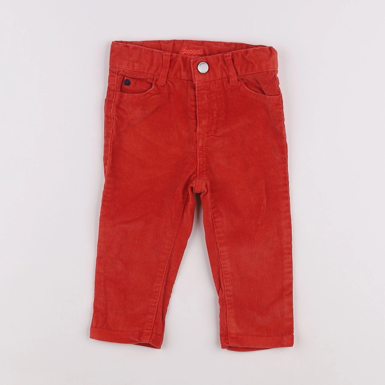 Jacadi - pantalon rouge - 12 mois