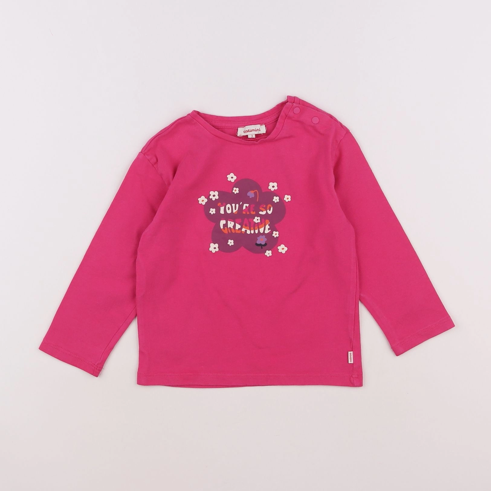 Catimini - tee-shirt rose - 2 ans