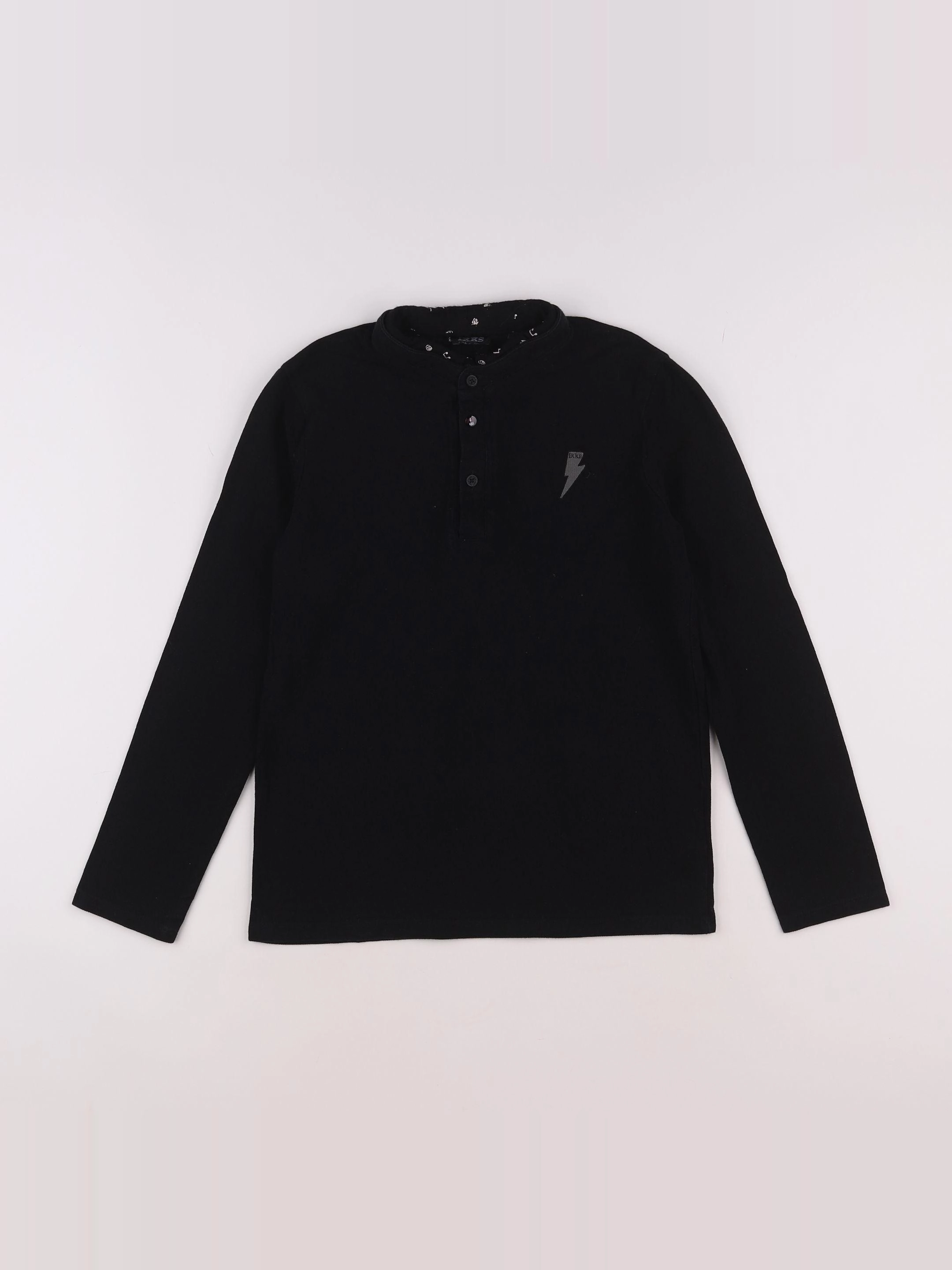 IKKS - polo noir - 10 ans