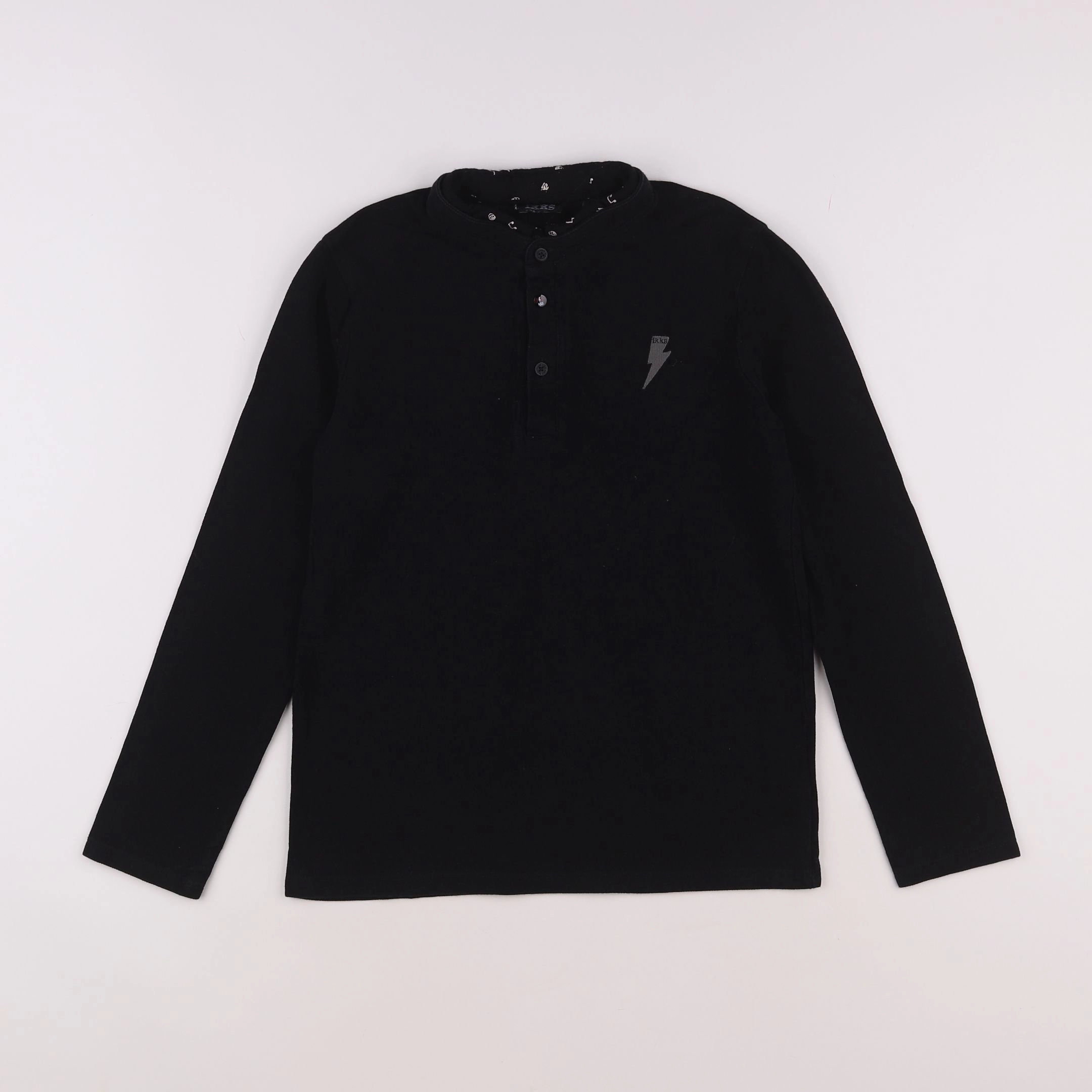 IKKS - polo noir - 10 ans