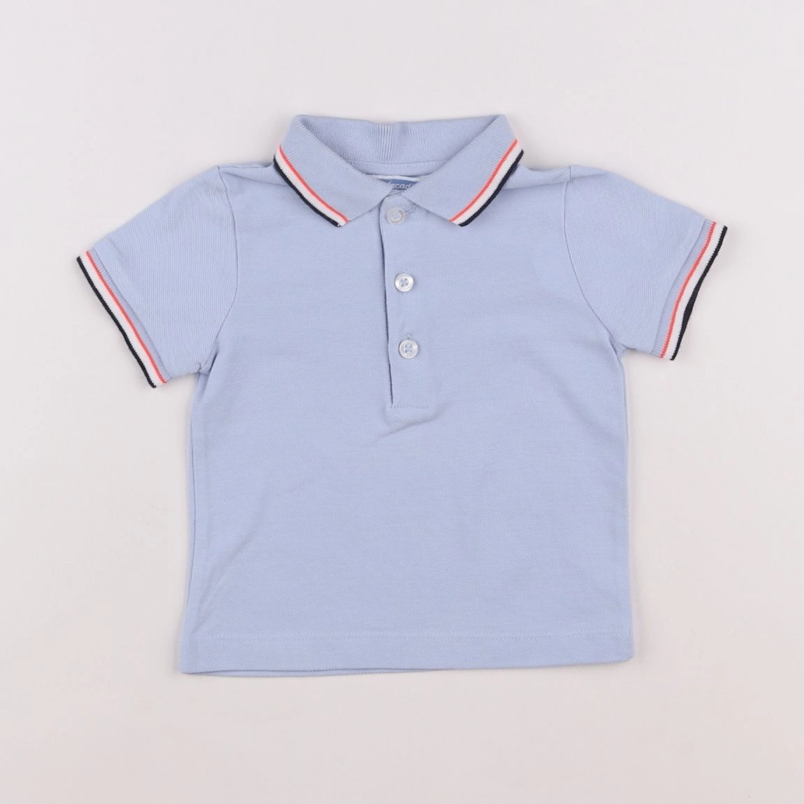 Jacadi - polo bleu - 6 mois