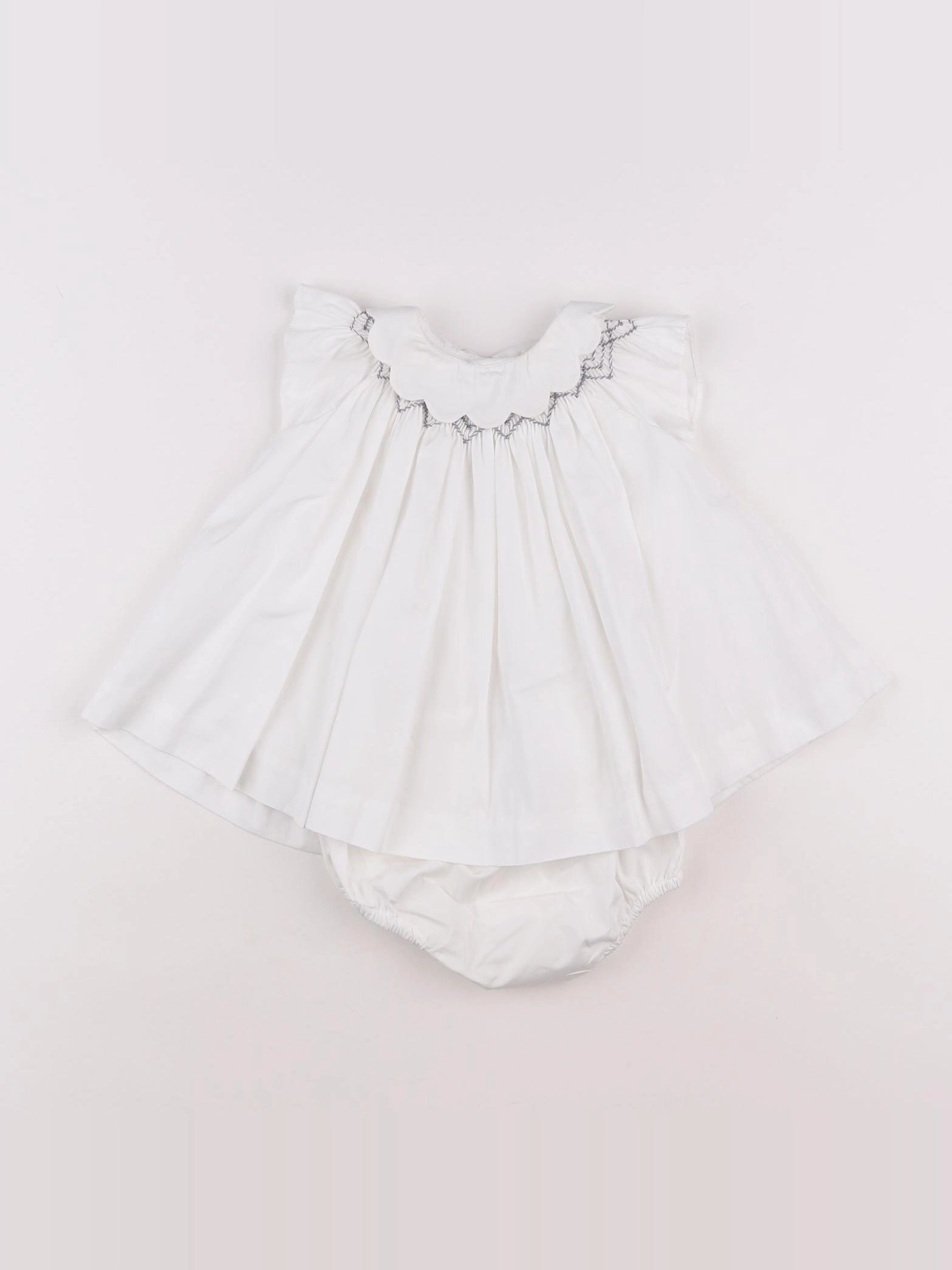 Jacadi - robe blanc - 6 mois