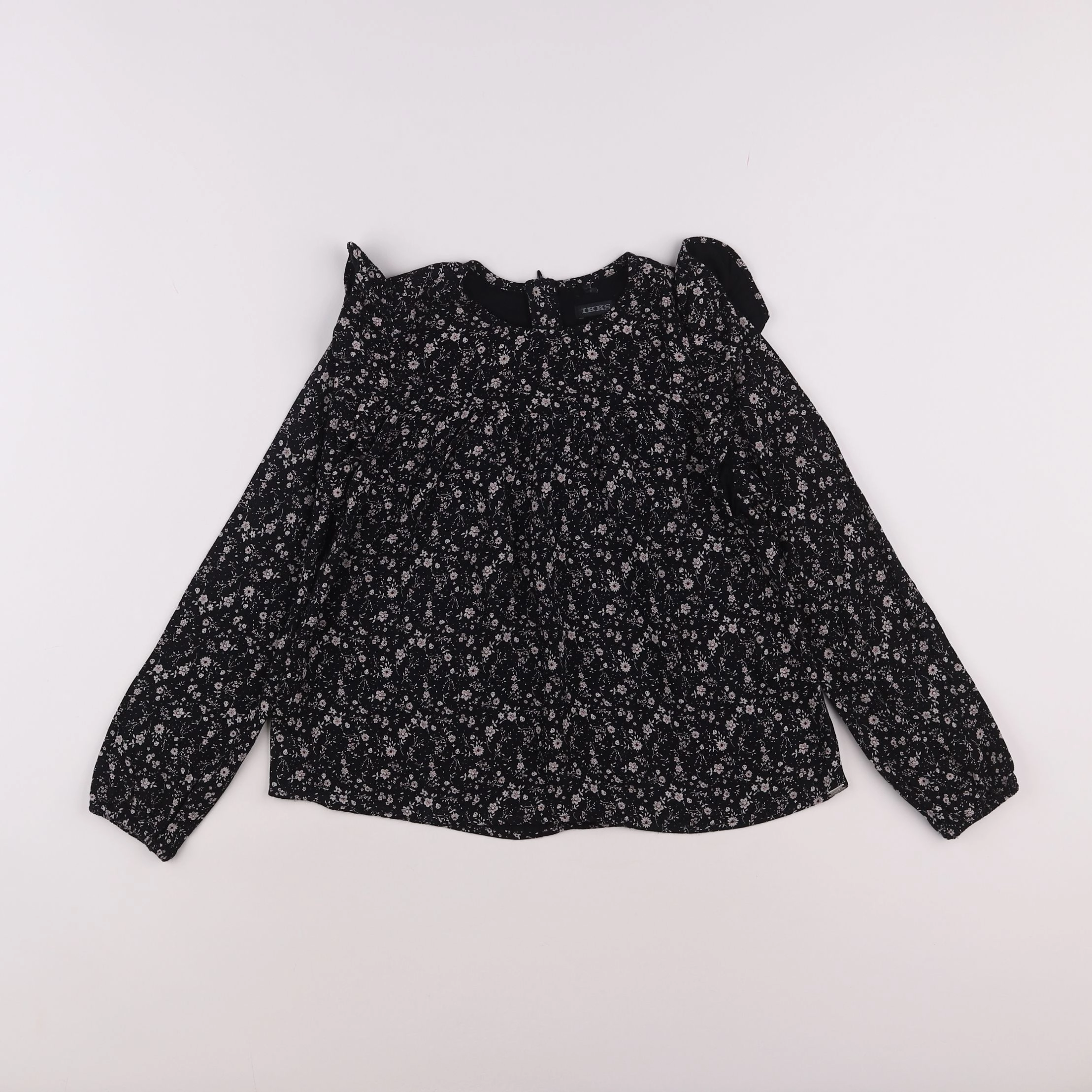 IKKS - blouse noir - 8 ans