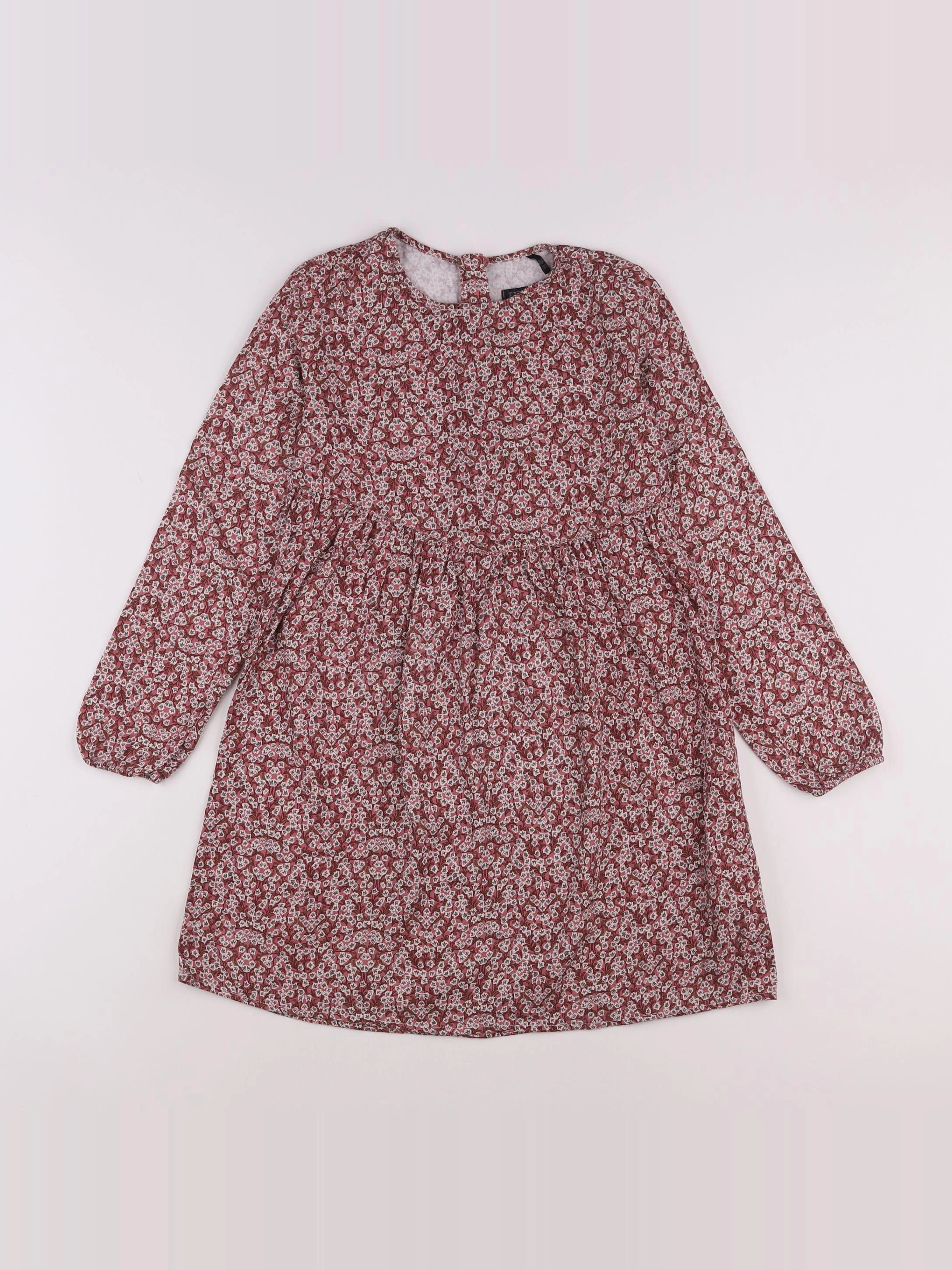 IKKS - robe rose - 10 ans