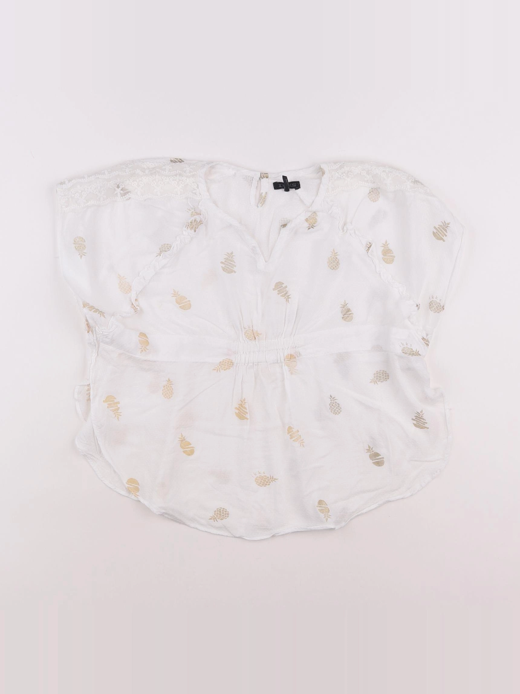 IKKS - blouse blanc - 6 ans