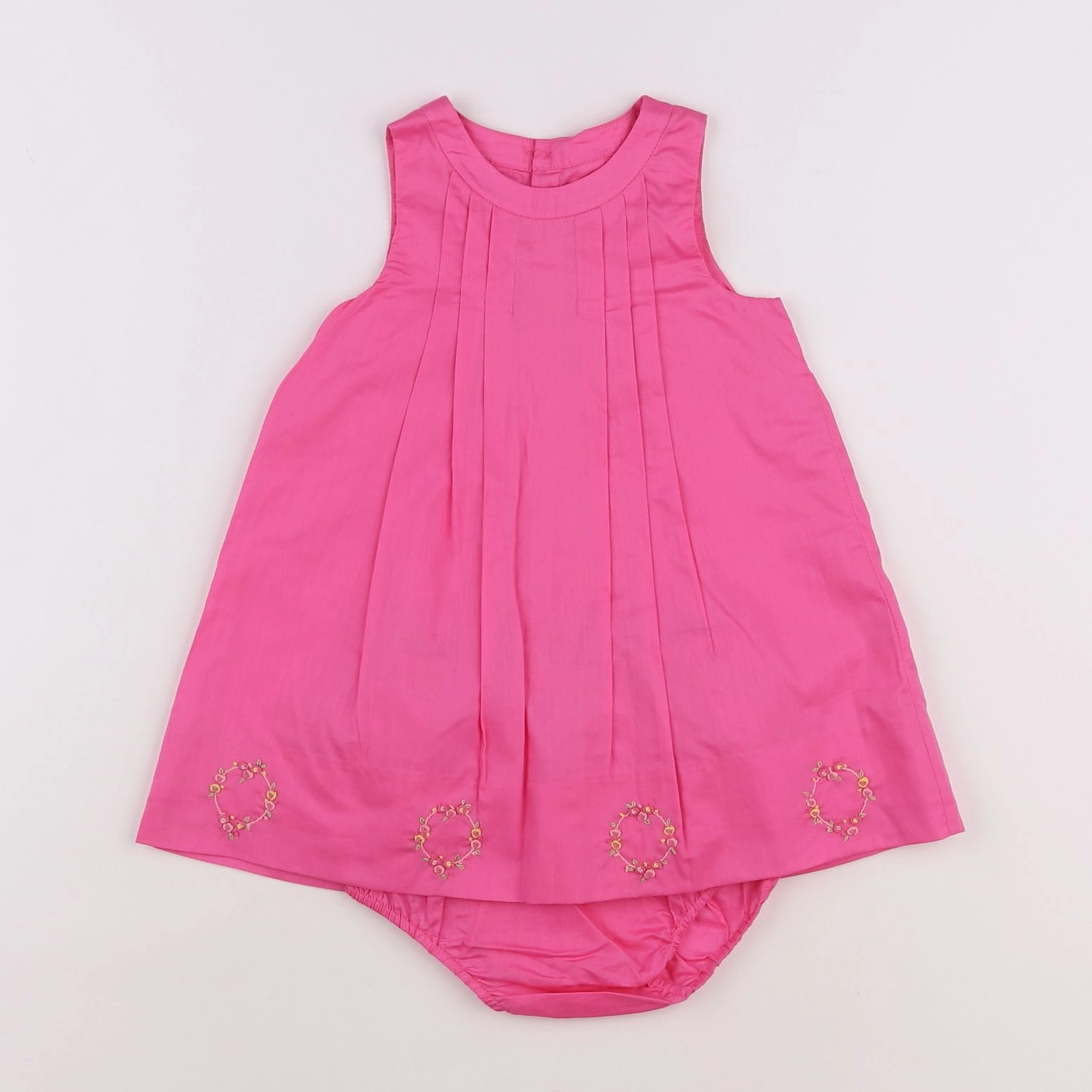 Jacadi - robe rose - 12 mois