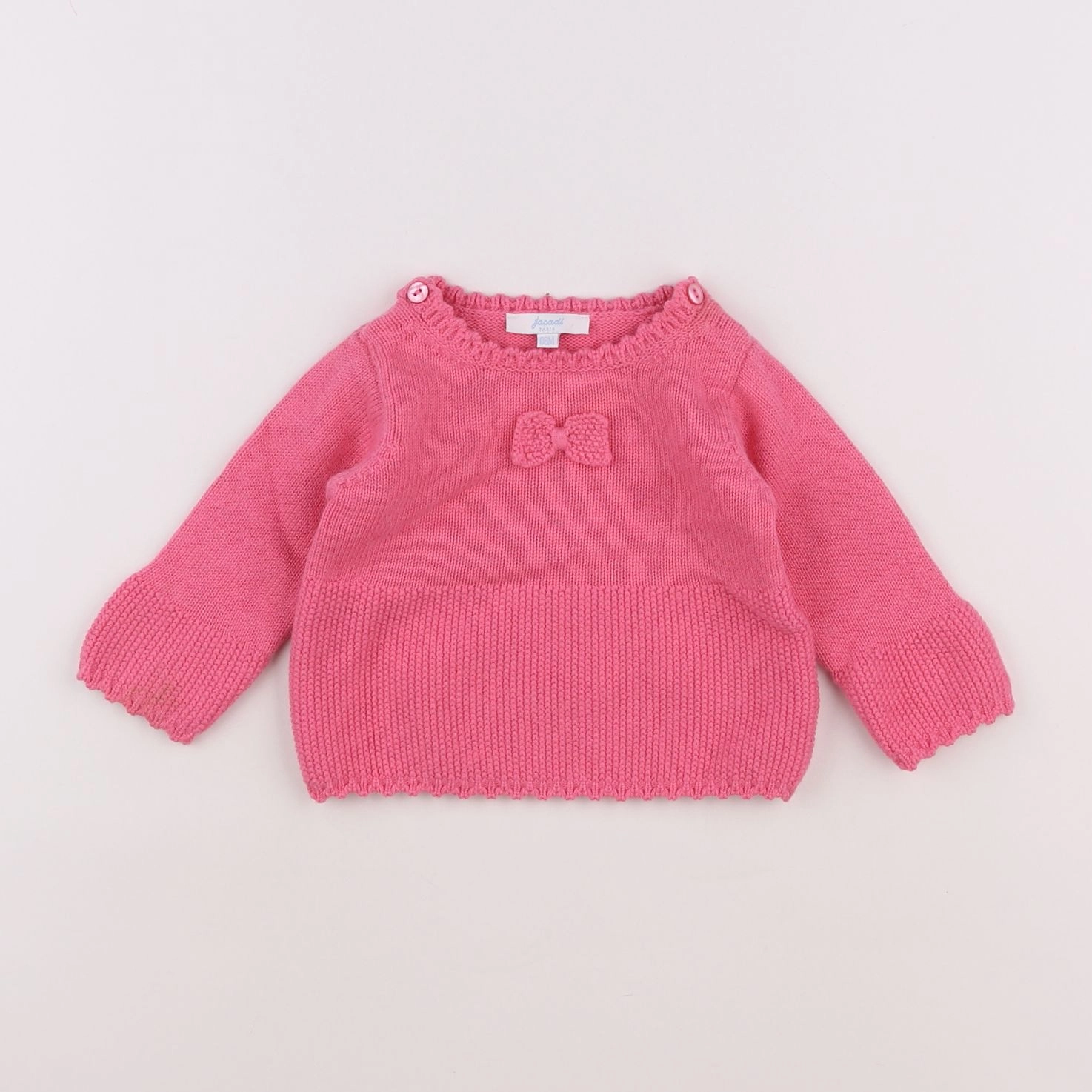 Jacadi - gilet rose - 6 mois
