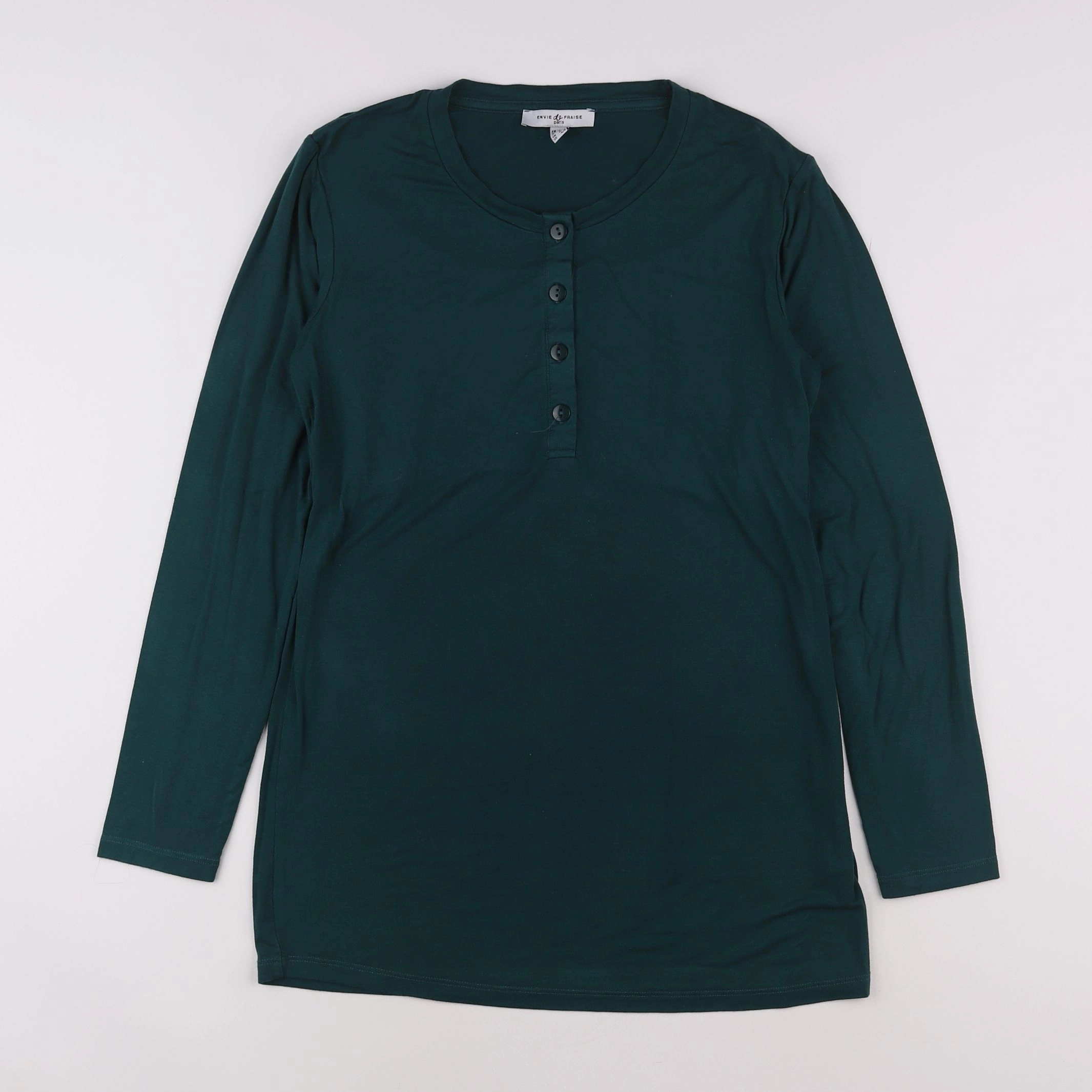 Envie de fraise - tee-shirt grossesse, allaitement vert - 36 à 38