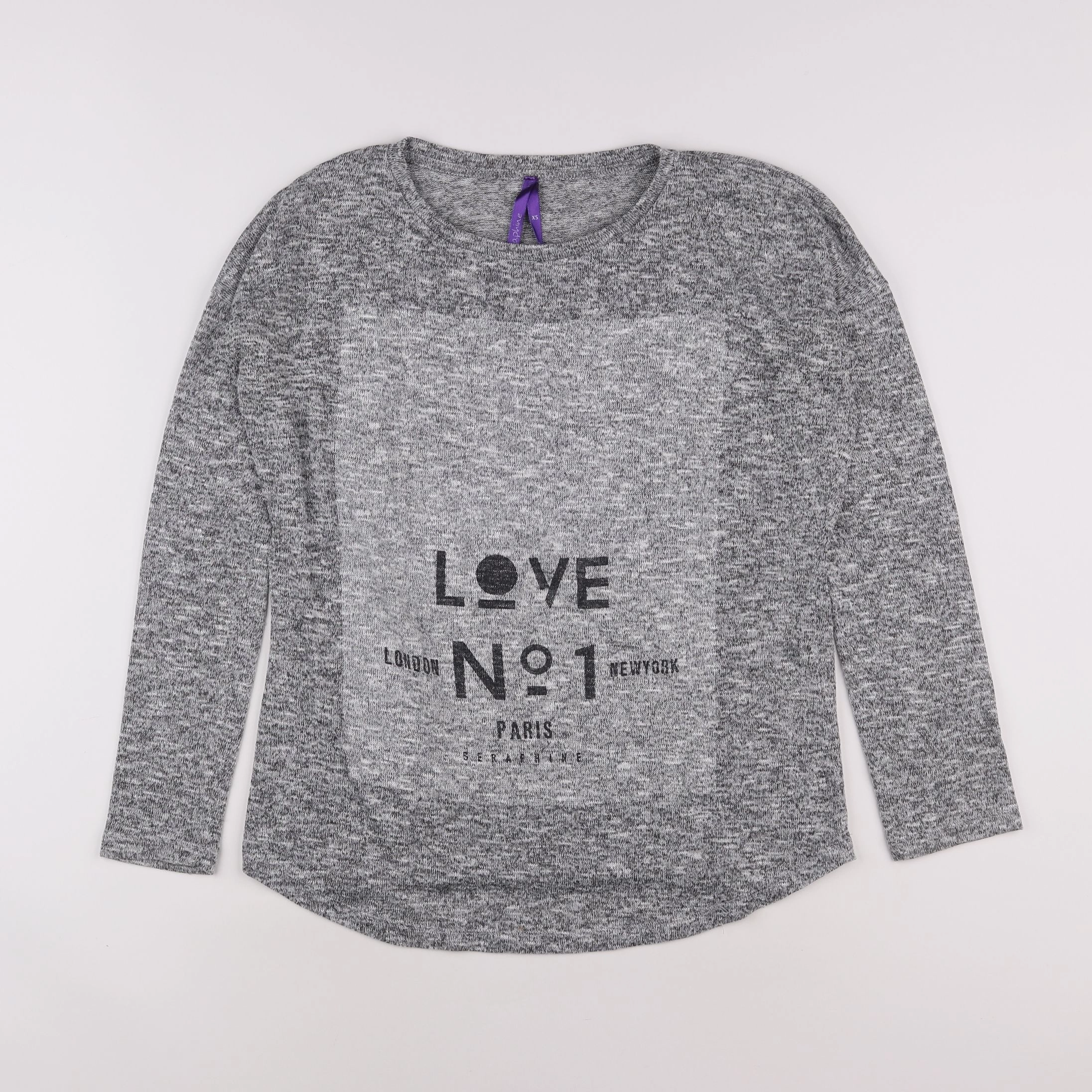 Seraphine - tee-shirt grossesse gris - 36 à 38