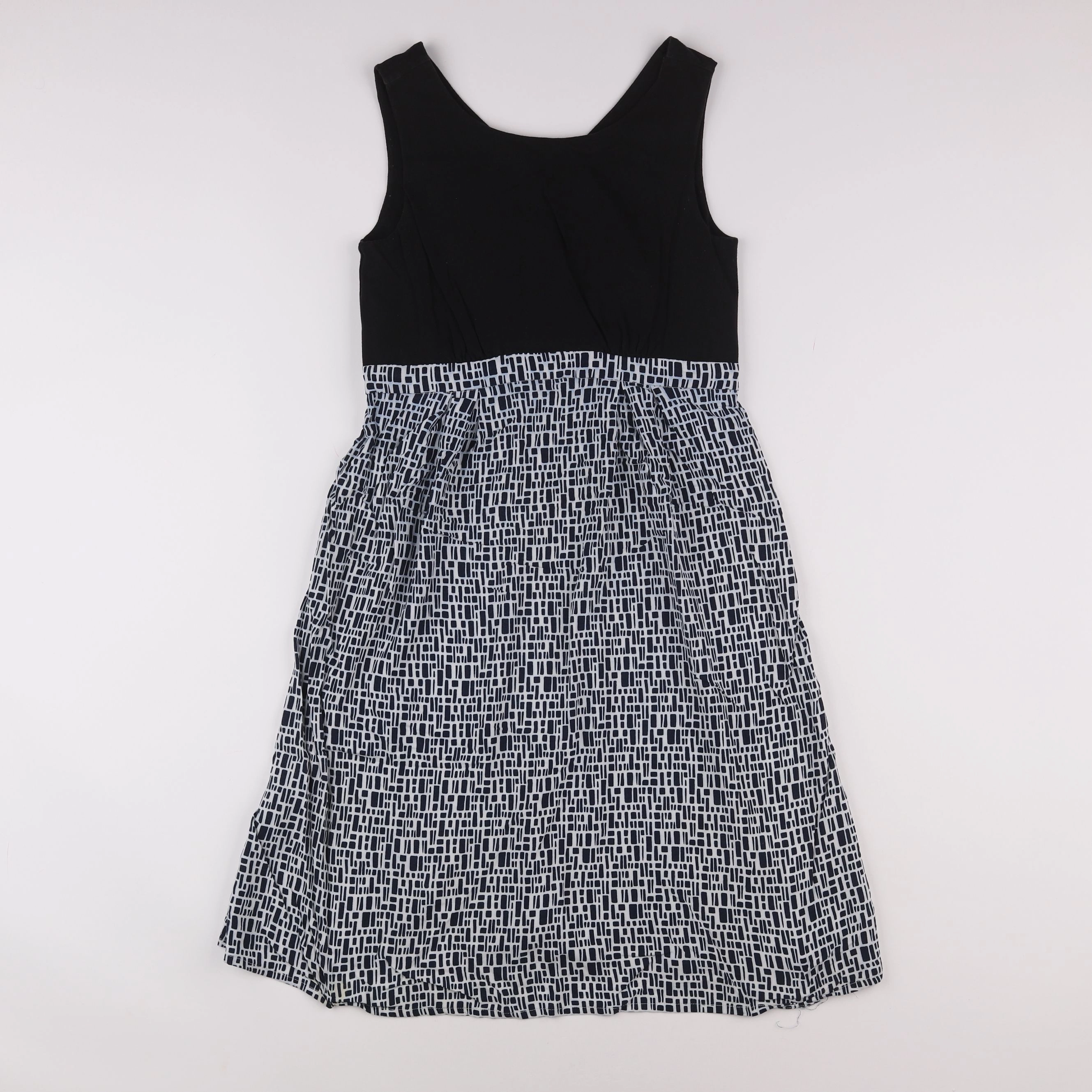 Seraphine - robe grossesse bleu, noir - 38