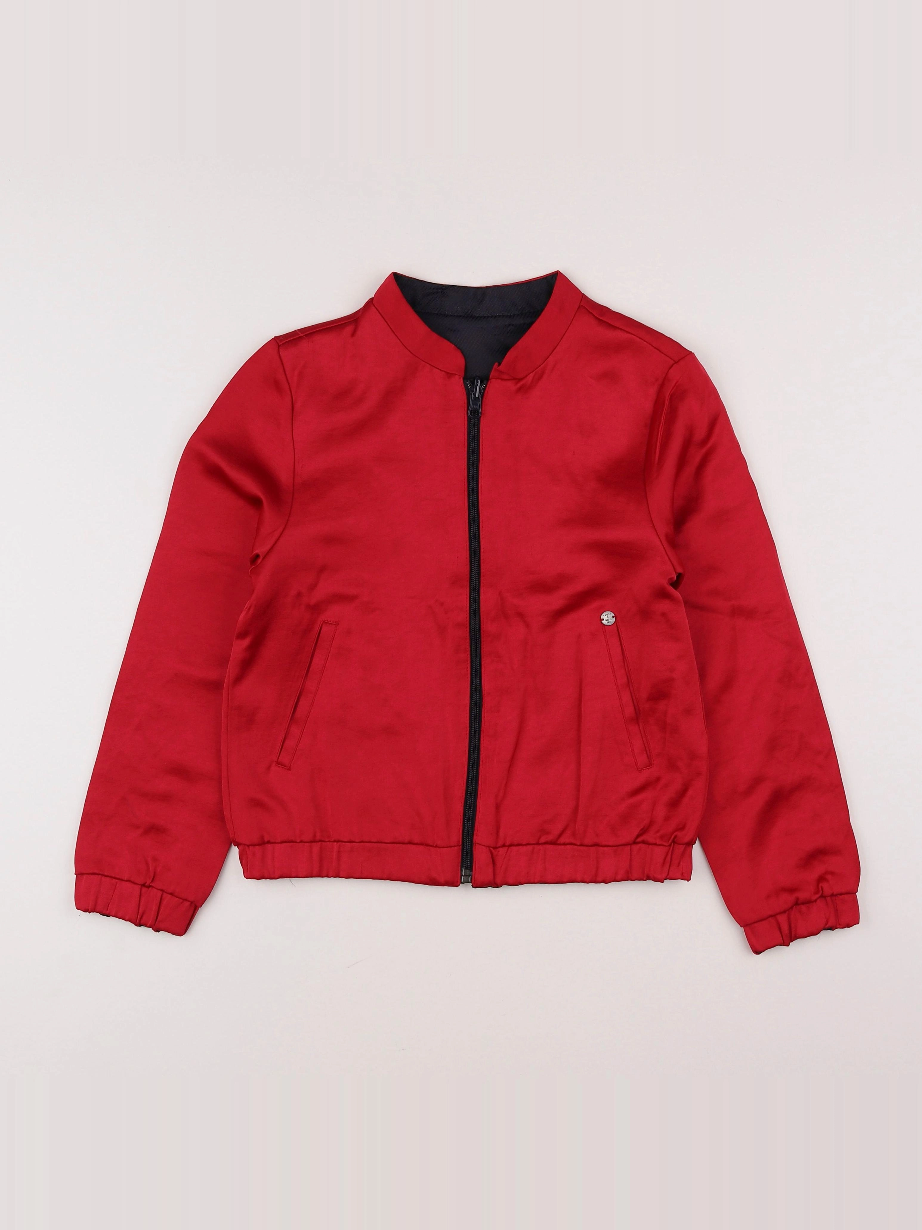 IKKS - veste réversible rose, noir - 10 ans